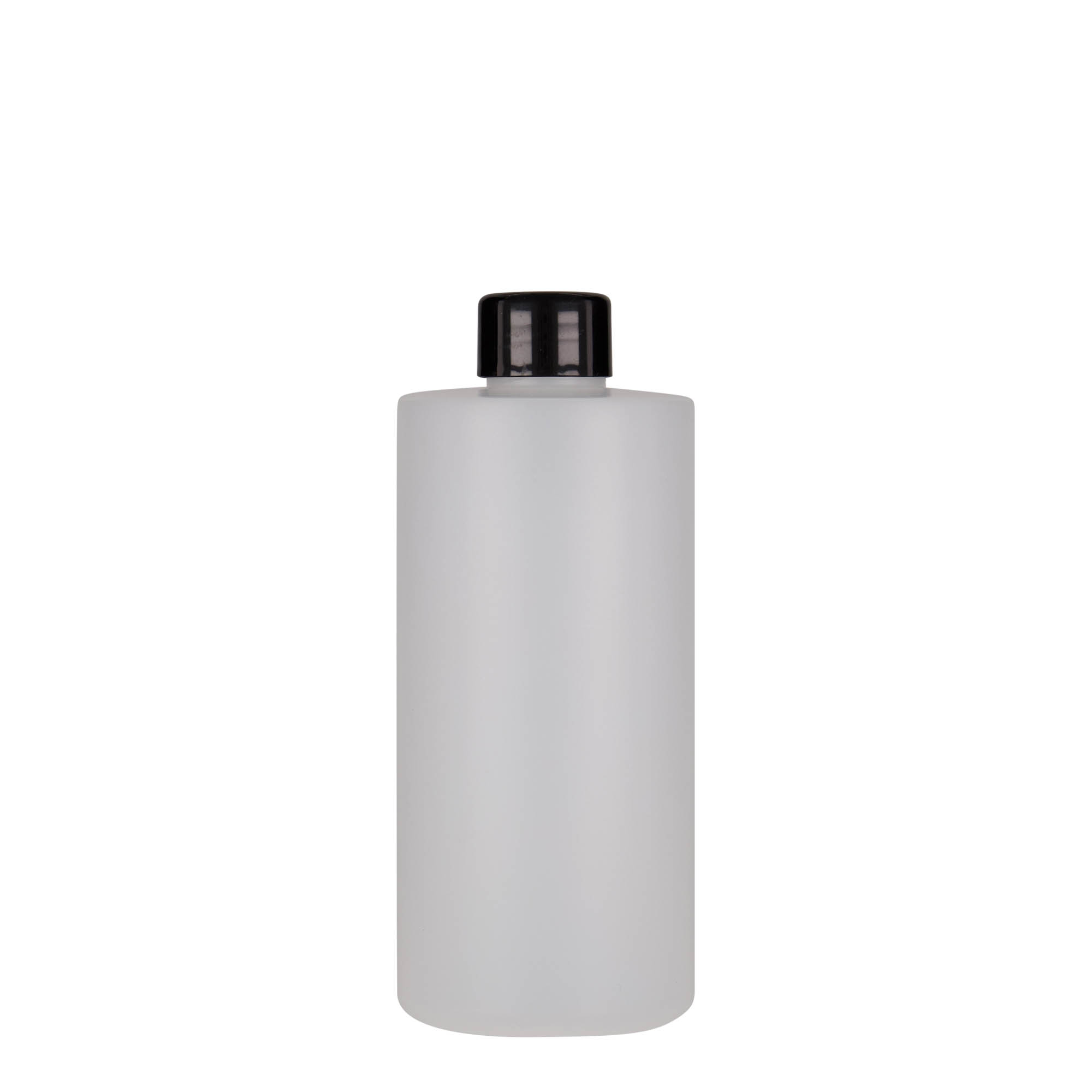 300 ml muovipullo 'Pipe', HDPE, valkoinen, suuaukko: 24/410
