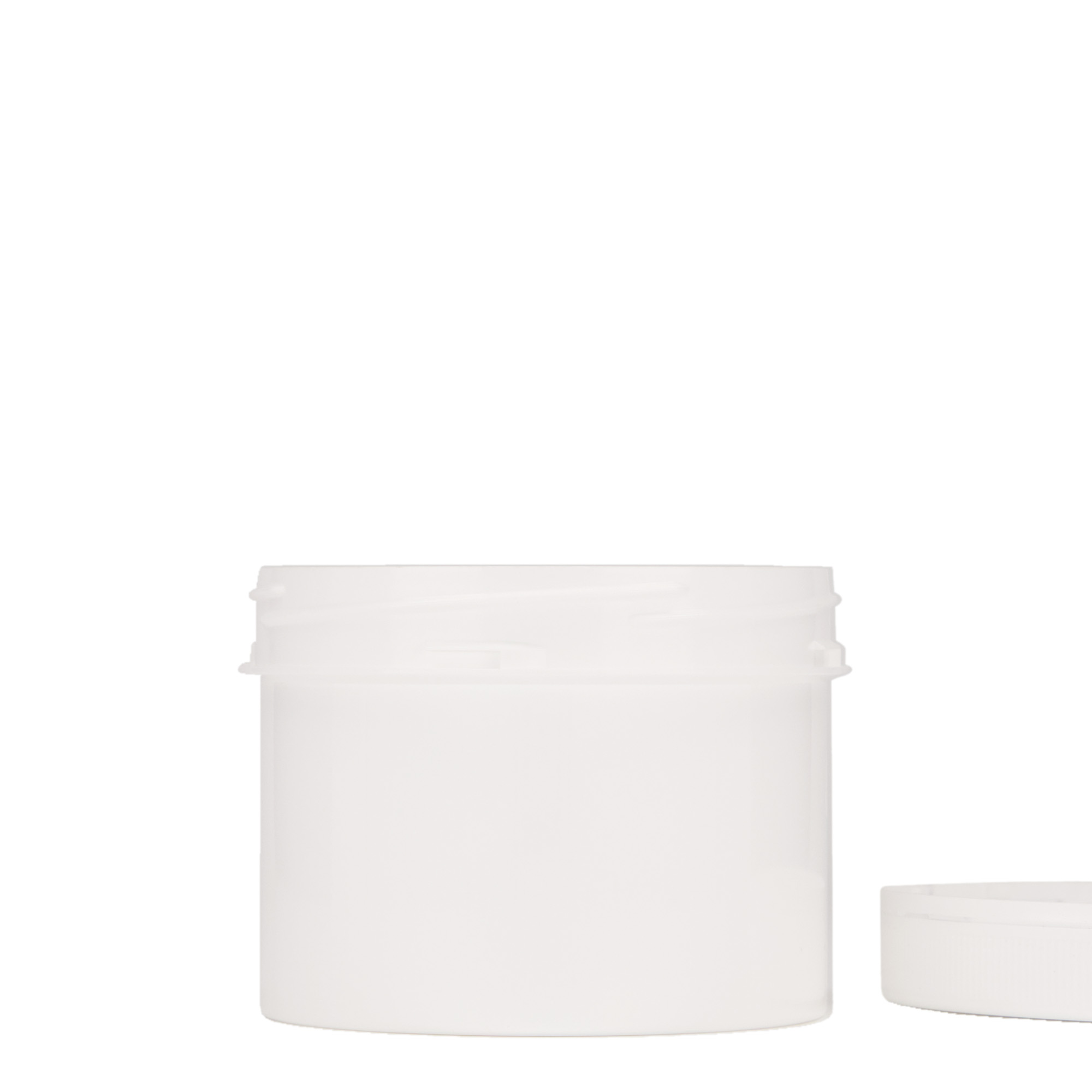 300 ml muovipurkki 'Securilock', PP, valkoinen, suuaukko: ruuvikorkki 300 ml muovipurkki 'Securilock', PP, valkoinen, suuaukko: ruuvikorkki