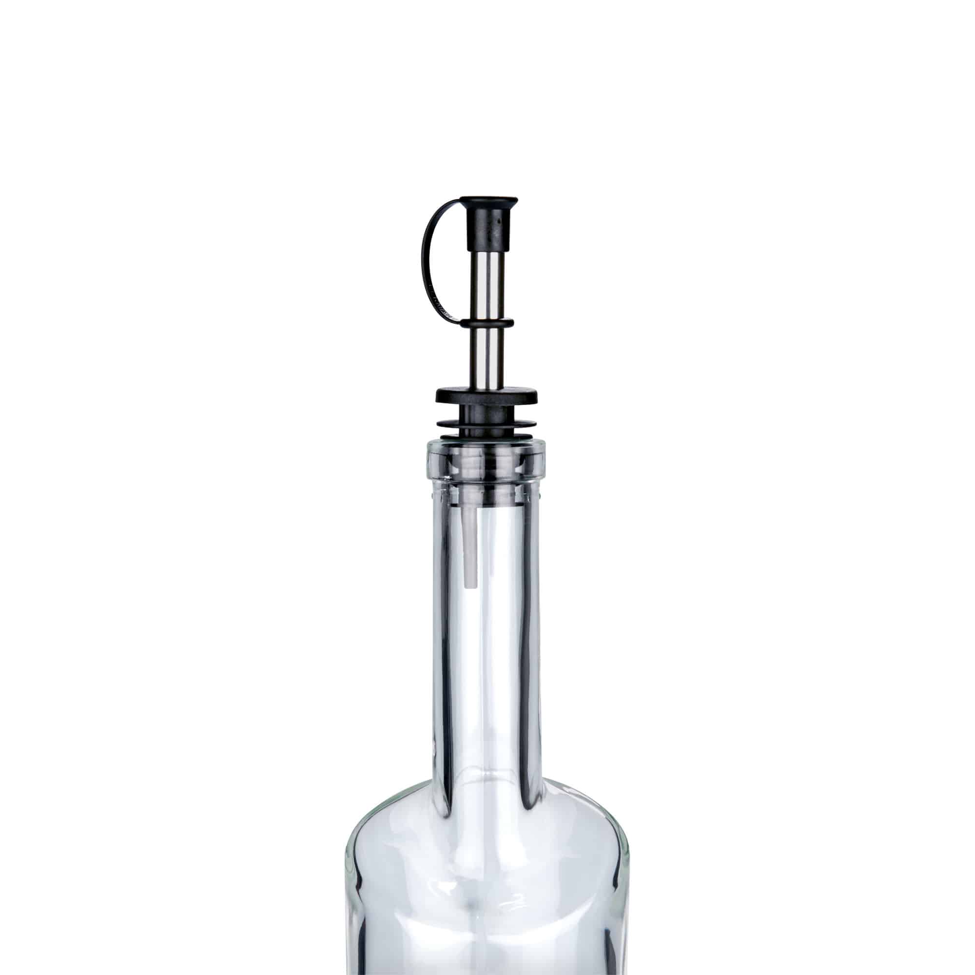 Inox-kaatonokka kannella, ruostumaton teräs, hopea