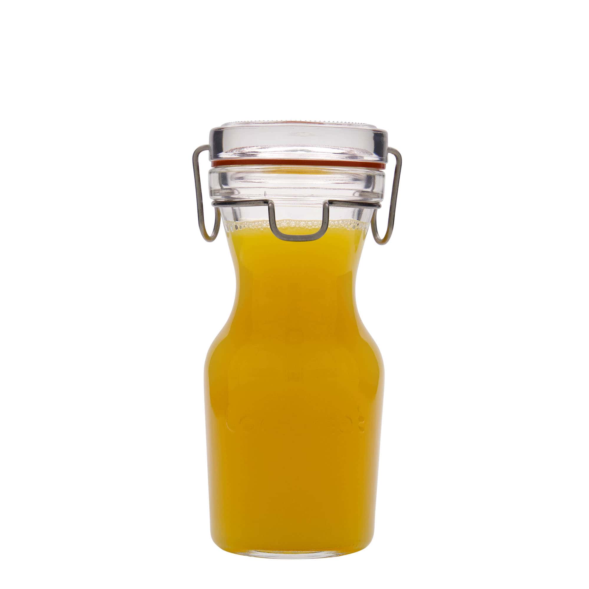 250 ml lasikarahvi 'Lock-Eat', suu: patenttikorkki
