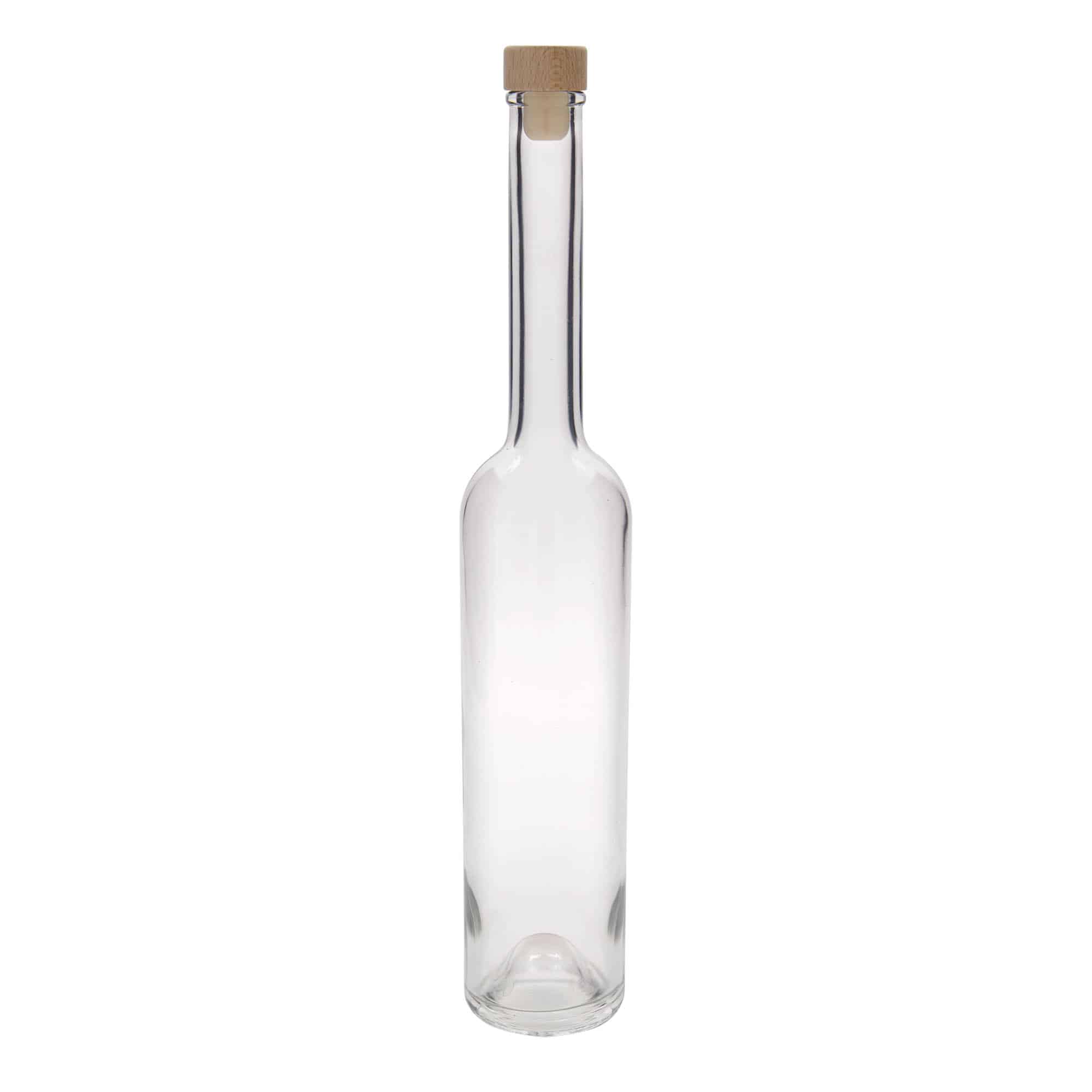 500 ml lasipullo 'Platina', suu: korkki
