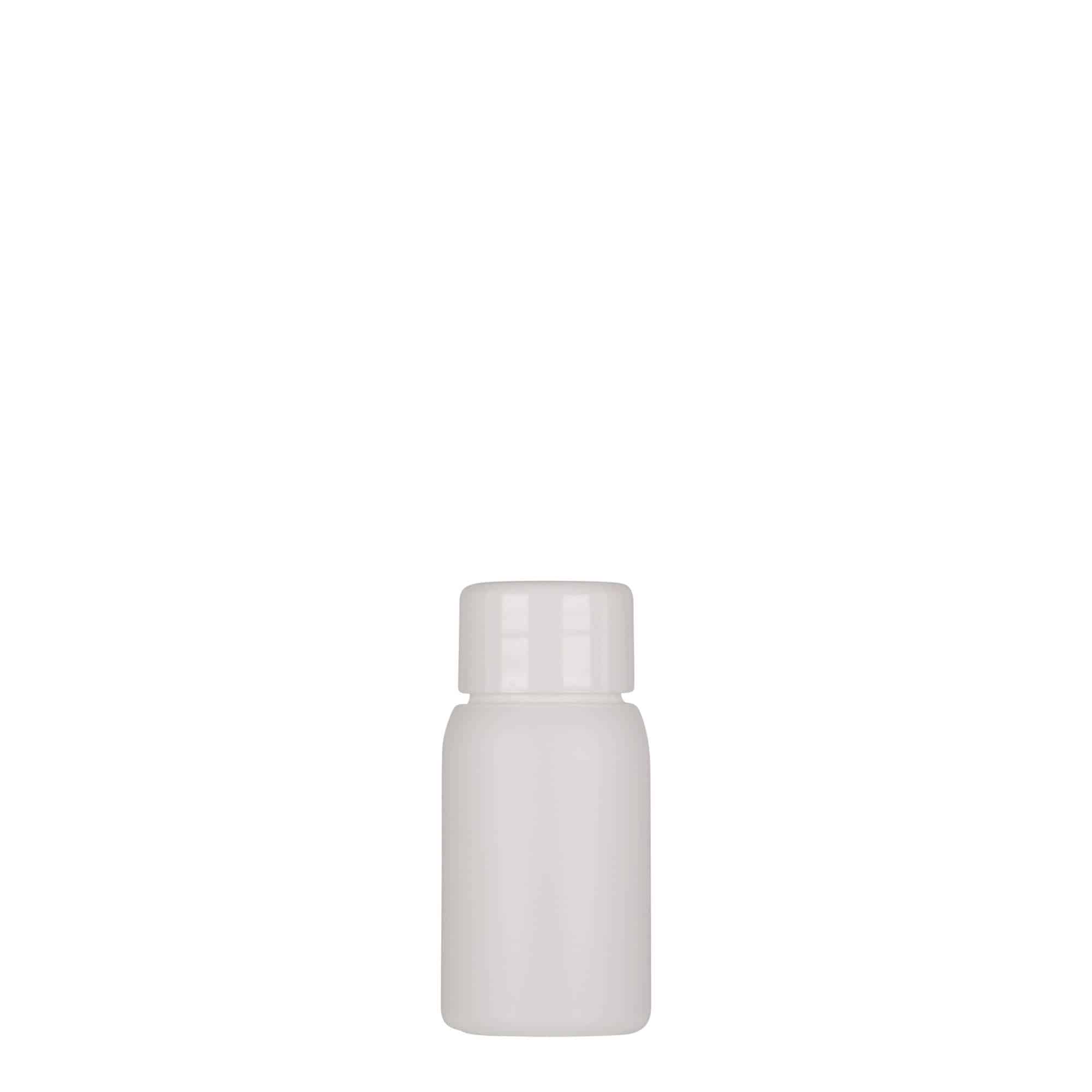 30 ml muovipullo 'Tuffy', HDPE, valk., suu: GPI 24/410