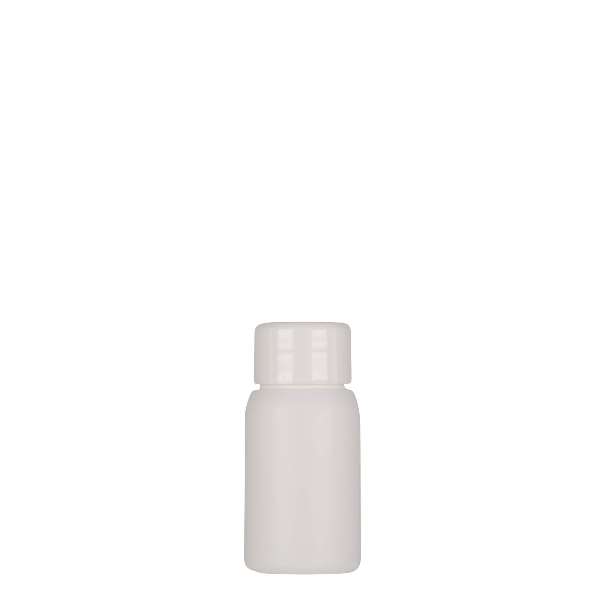 30 ml muovipullo 'Tuffy', HDPE, valkoinen, suuaukko: 24/410