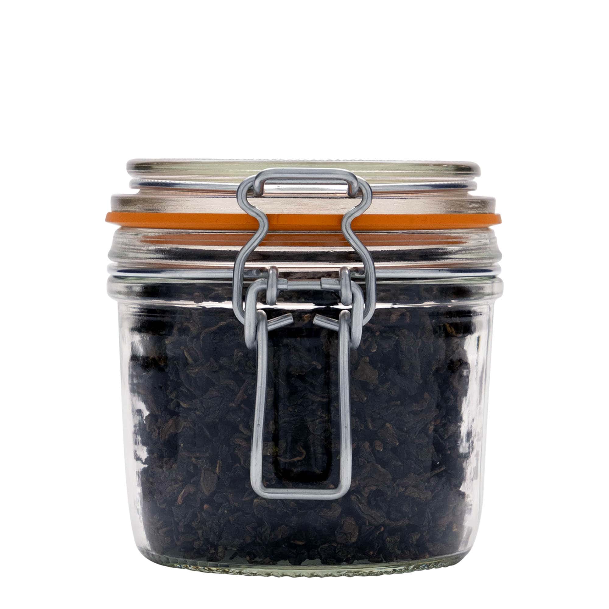 350 ml lankkukiinnitteinen lasipurkki 'Le Parfait Super Terrine', suuaukko: lankkukiinnite suljin