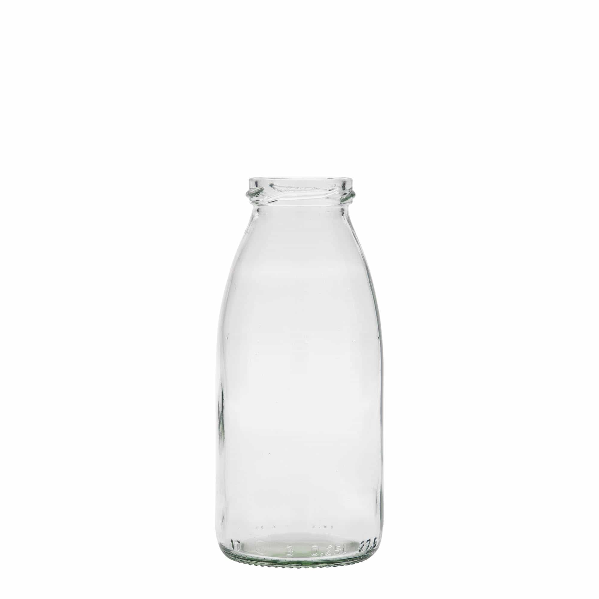 250 ml lasipullo Vroni, suu: Twist-Off (TO 43) 250 ml lasipullo Vroni, suu: Twist-Off (TO 43)
