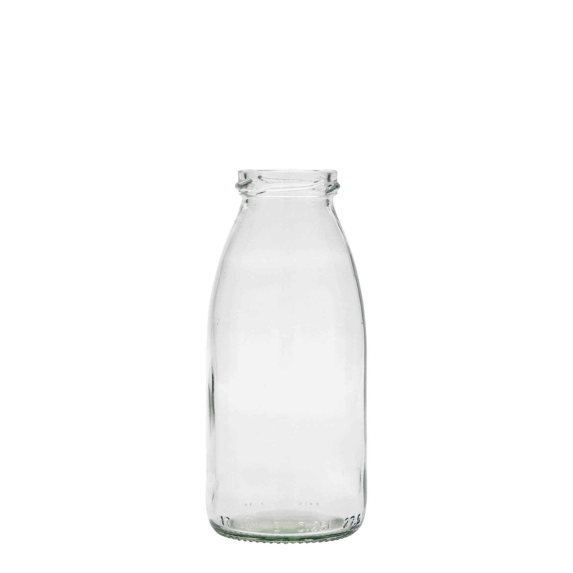 250 ml lasipullo Vroni, suuaukko: Twist-off (TO 43)
