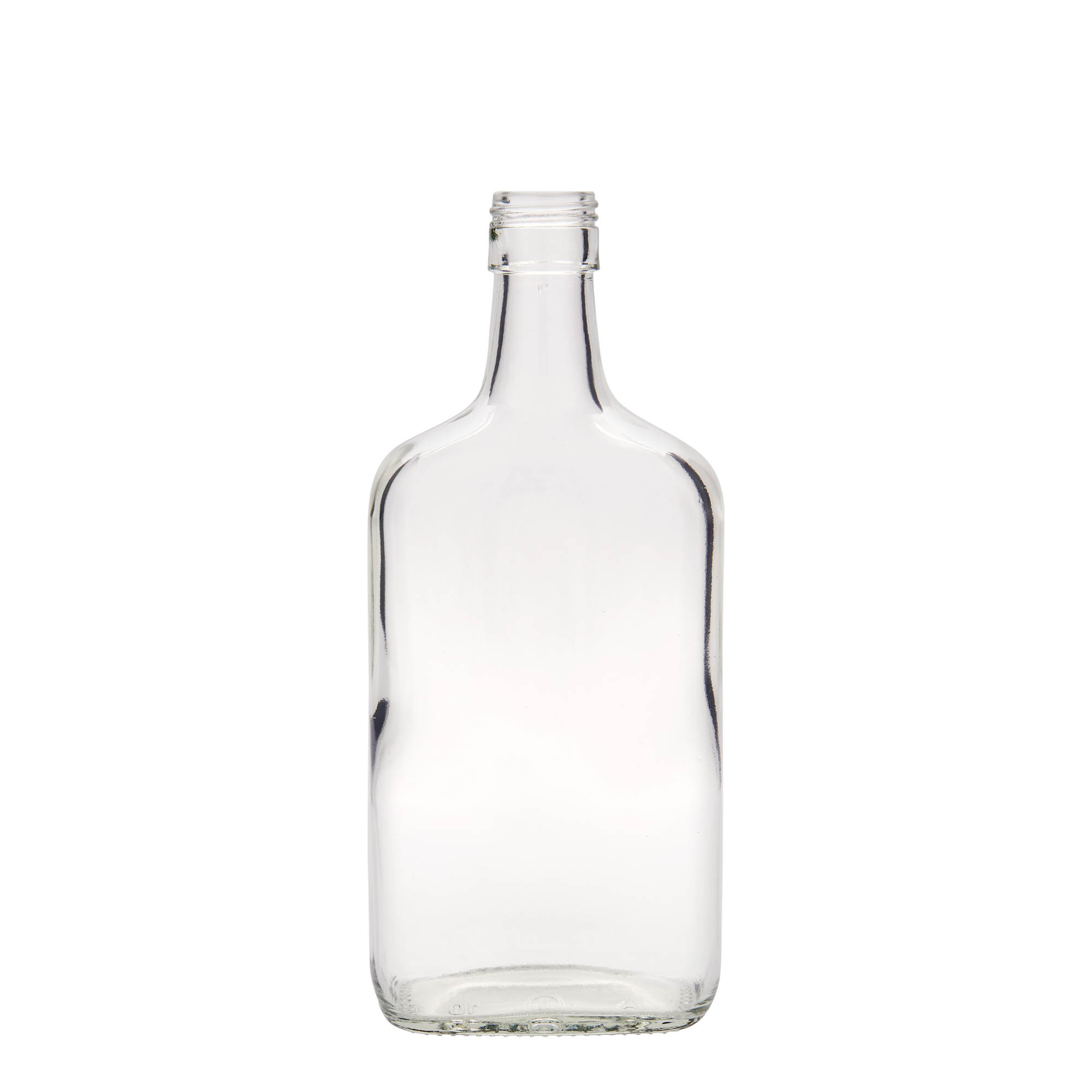 700 ml lasipullo ”Amaretto”, suorakulmainen, suuaukko: PP 31,5
