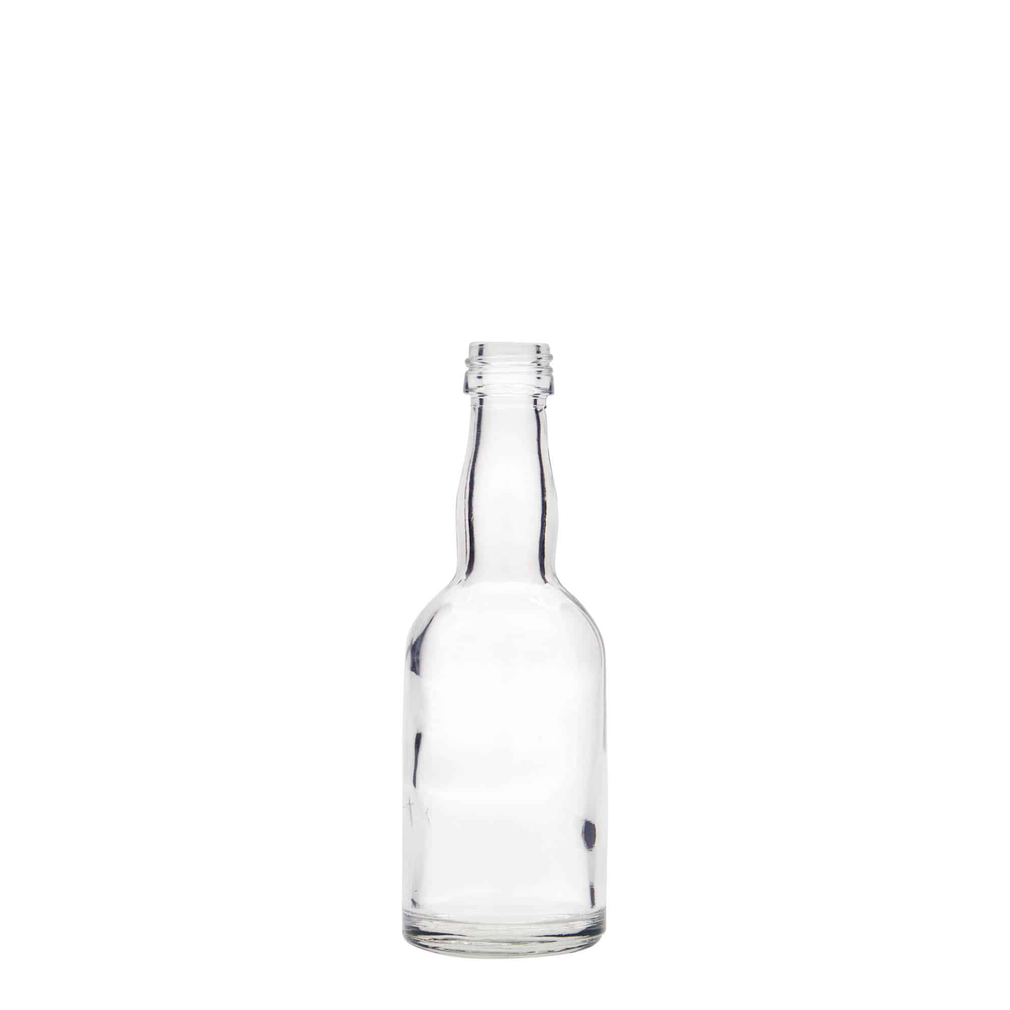 50 ml lasipullo 'Proba', suuaukko: PP 18