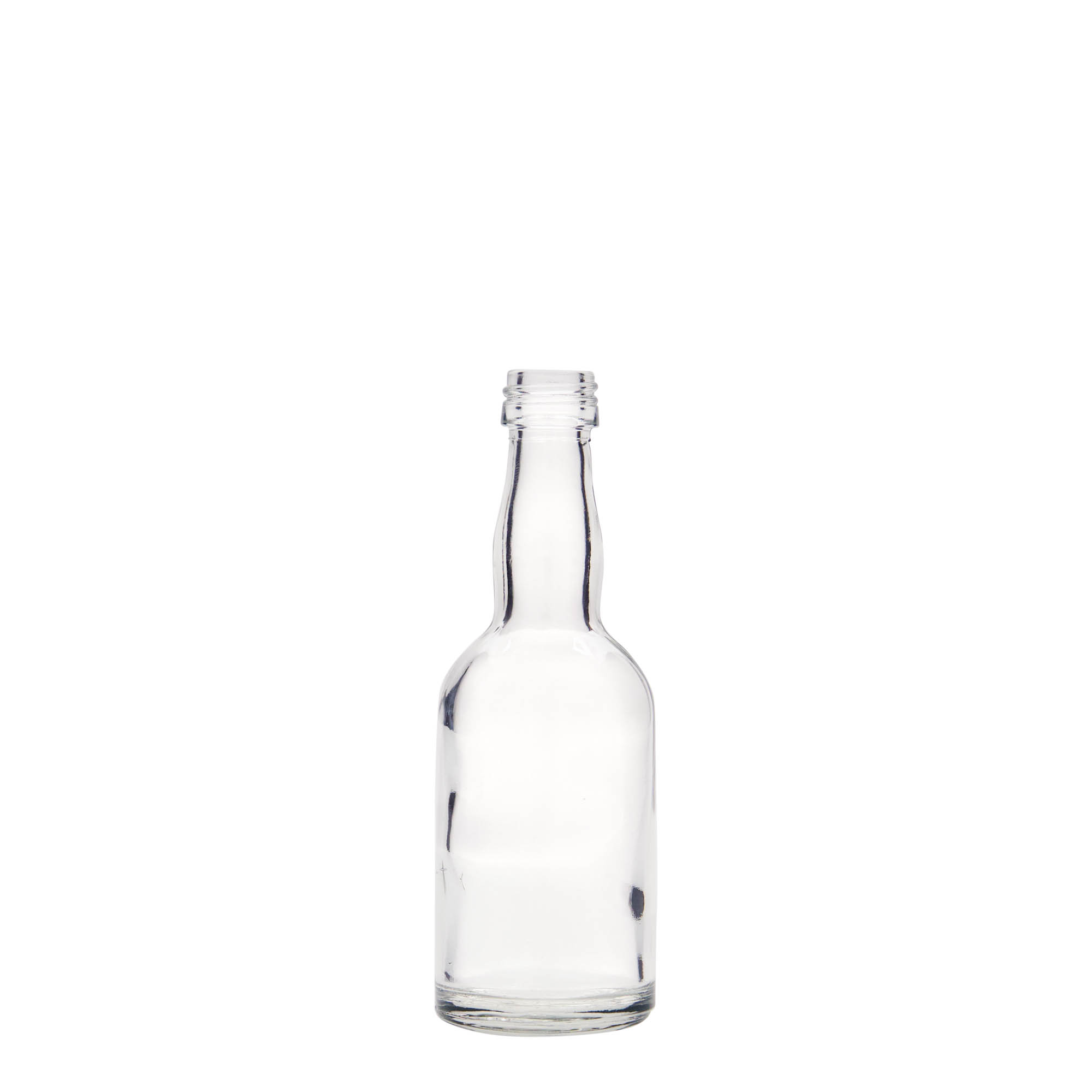 50 ml lasipullo 'Proba', suuaukko: PP 18