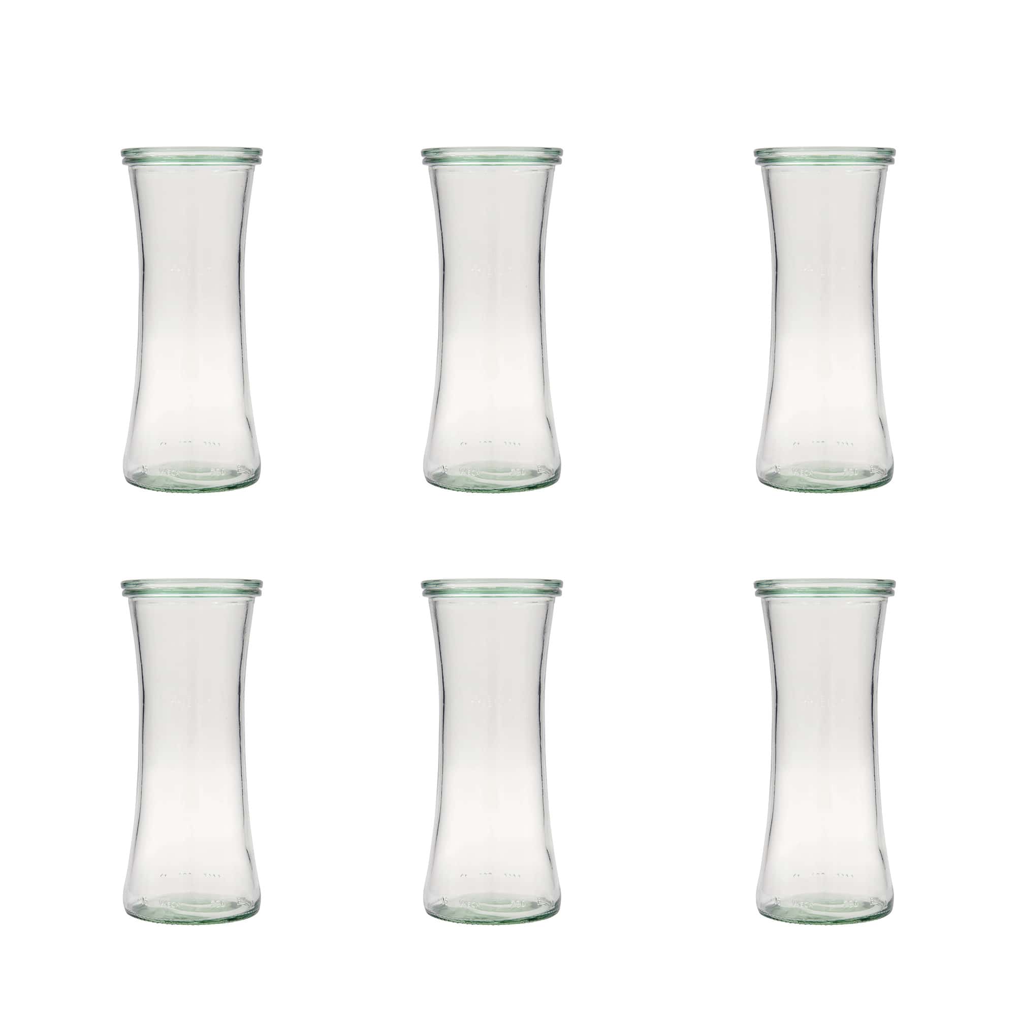 6x 730 ml WECK-herkkulasi lasikannella RR 80