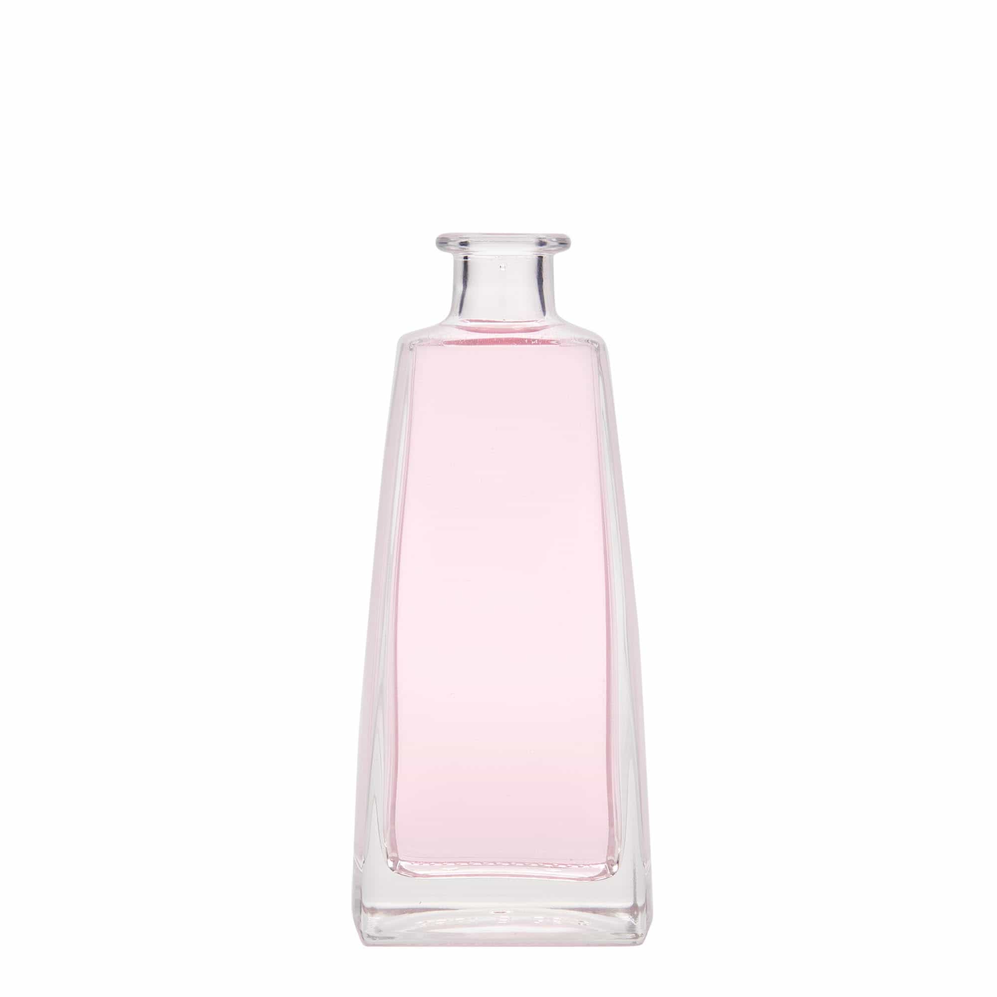 350 ml lasipullo 'Timmy', nelikulm., suu: korkki