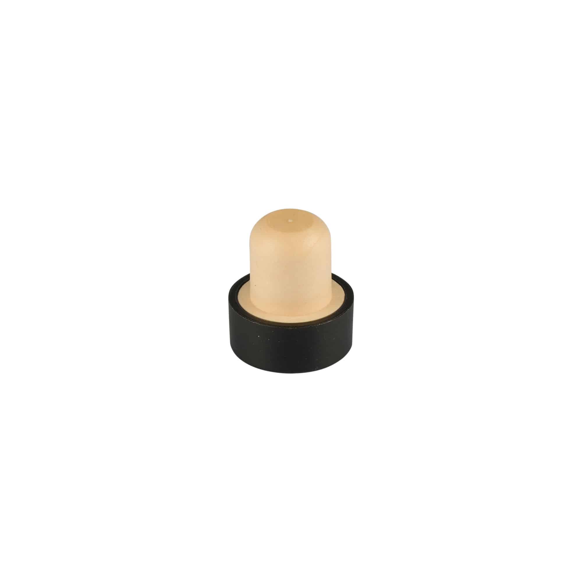 Kahvitulppa 11 mm, puu, musta, suulle: korkki