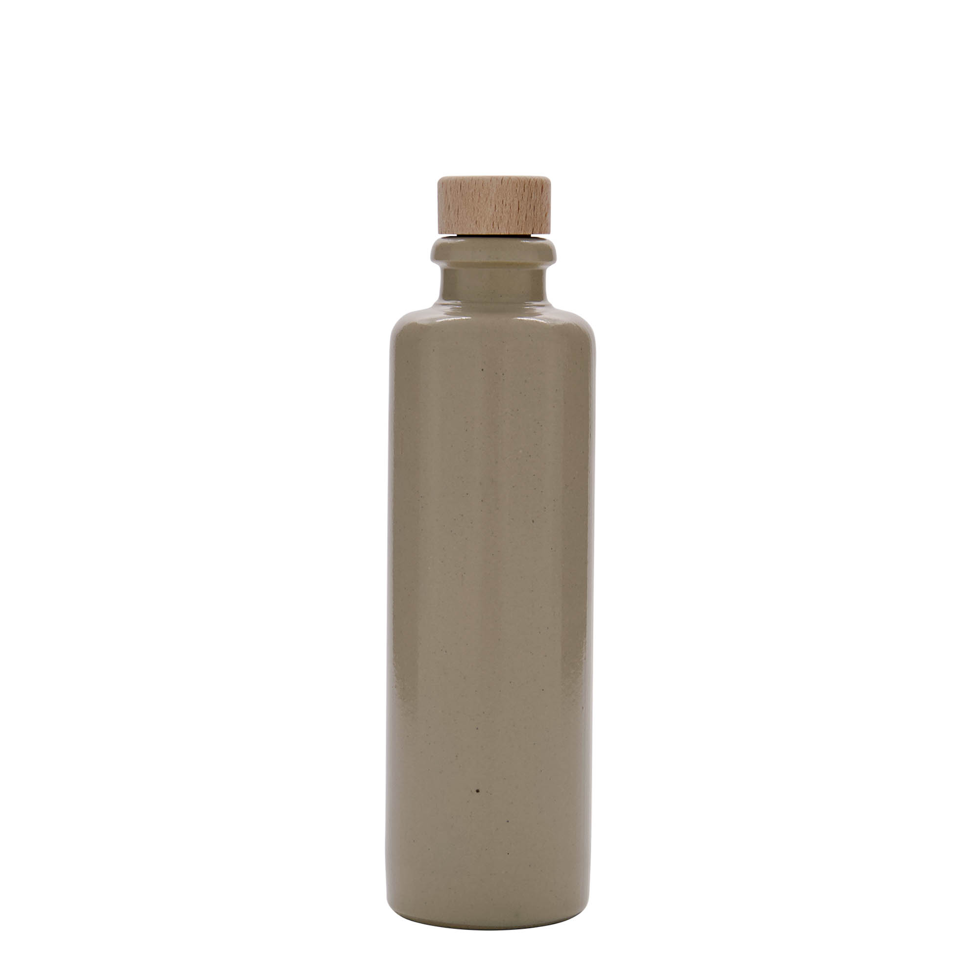 200 ml saviruukku, kivikeramiikka, beige, suuaukko: korkki