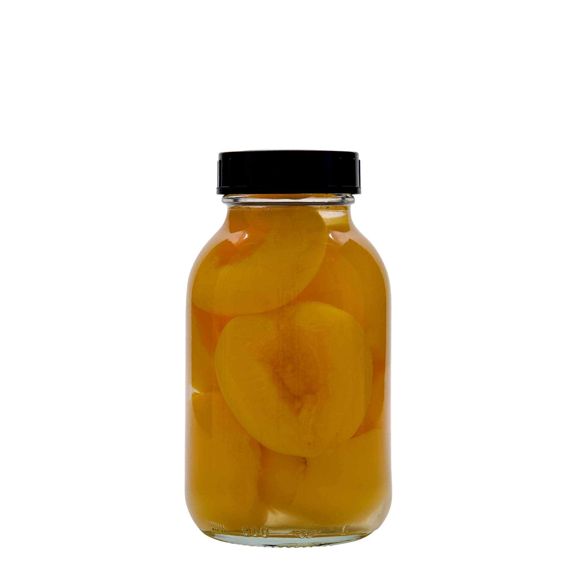500 ml leveäkaulainen lasi, suuaukon koko: DIN 55