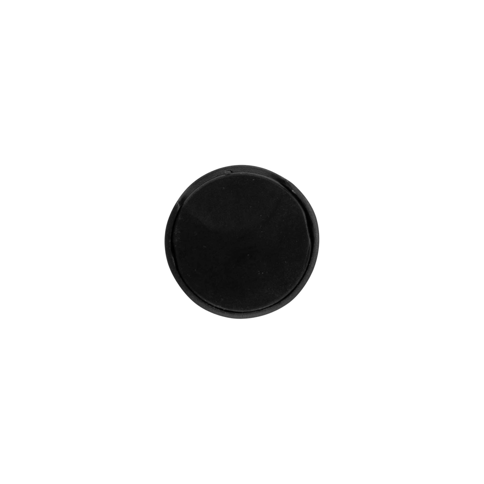 Kierrekorkki Disc Top, PP-muovi, musta, suu: 24/410