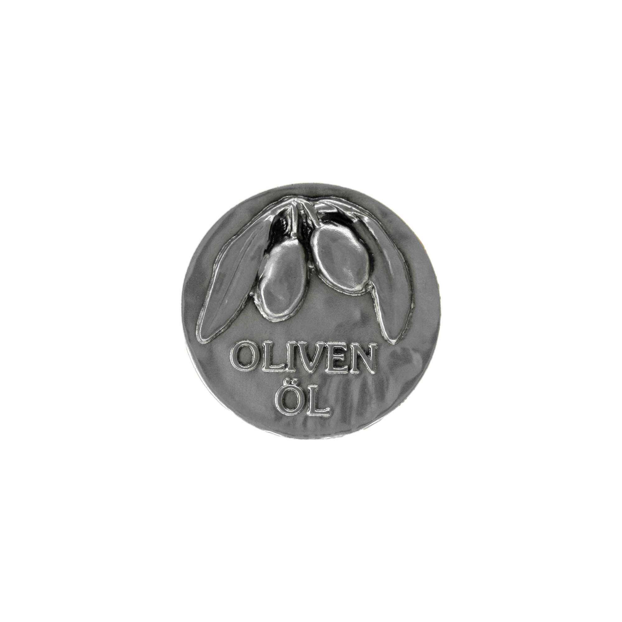 Tinssinetti 'Oliiviöljy', metalli, hopea Tinssinetti 'Oliiviöljy', metalli, hopea