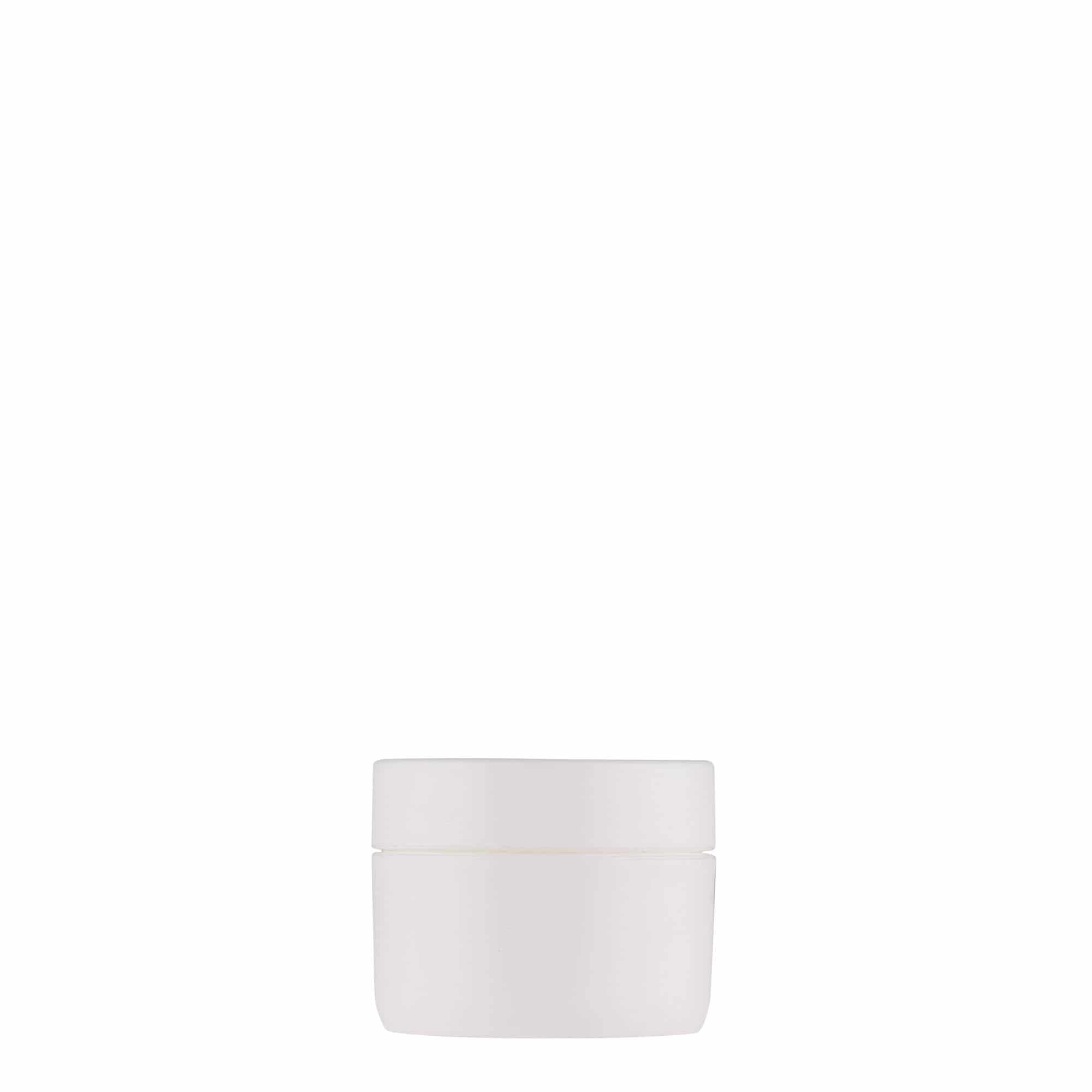 10 ml muovipurkki 'Antonella', PP, valkoinen, suuaukko: ruuvikorkki