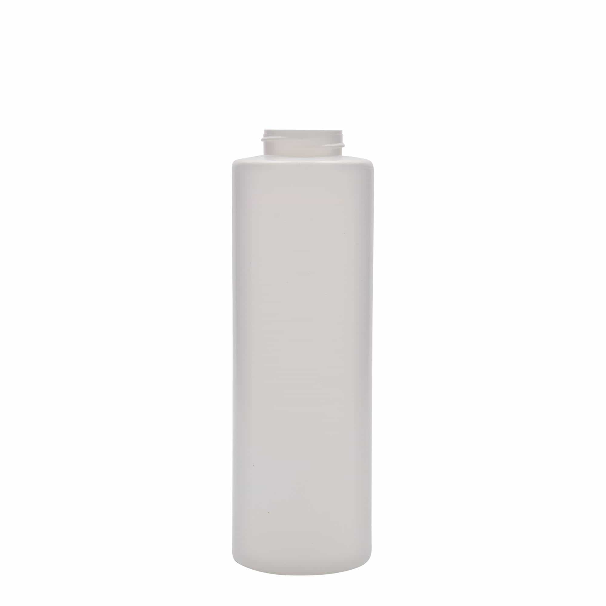 500 ml kastikepullo, LDPE-muovia, valkoinen, suuaukko: 38/400