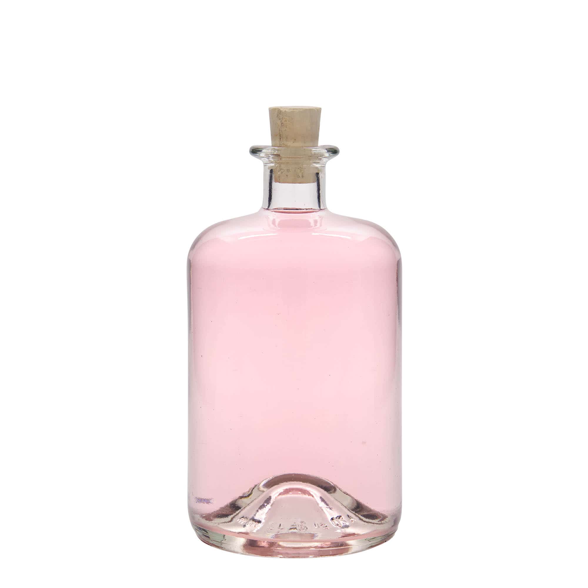 700 ml apteekkarin lasipullo, suu: korkki