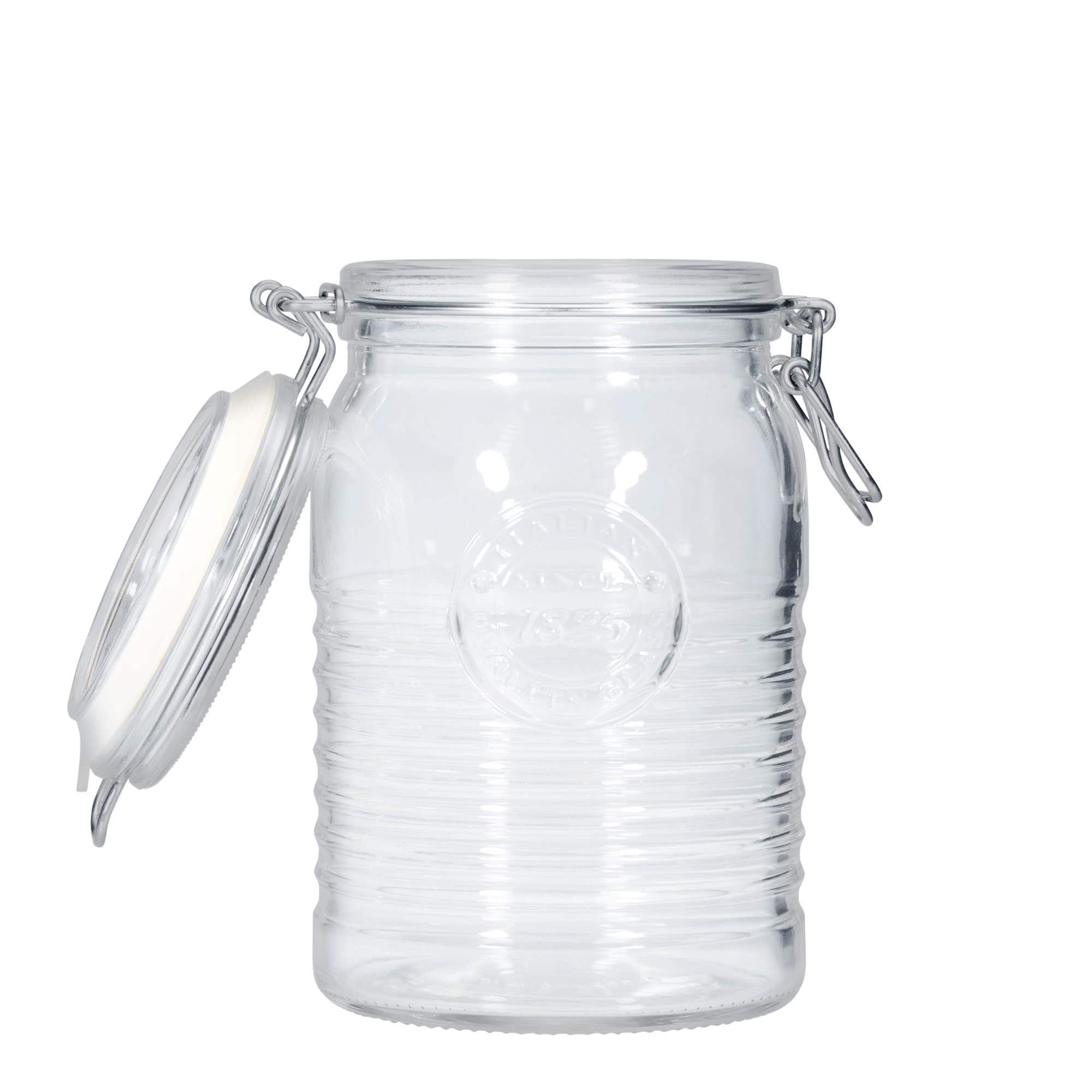 1000 ml patenttikorkillinen lasipurkki 'Officina 1825', suu: patenttikorkki