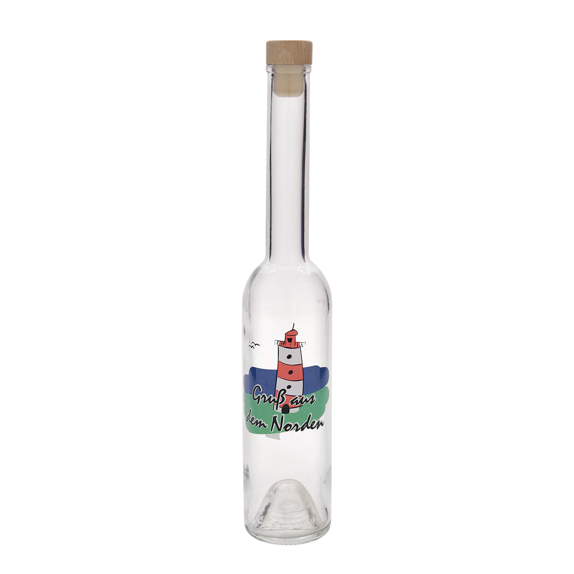 350 ml lasipullo 'Opera', kuvio: Pohjoinen, suuaukko: korkki