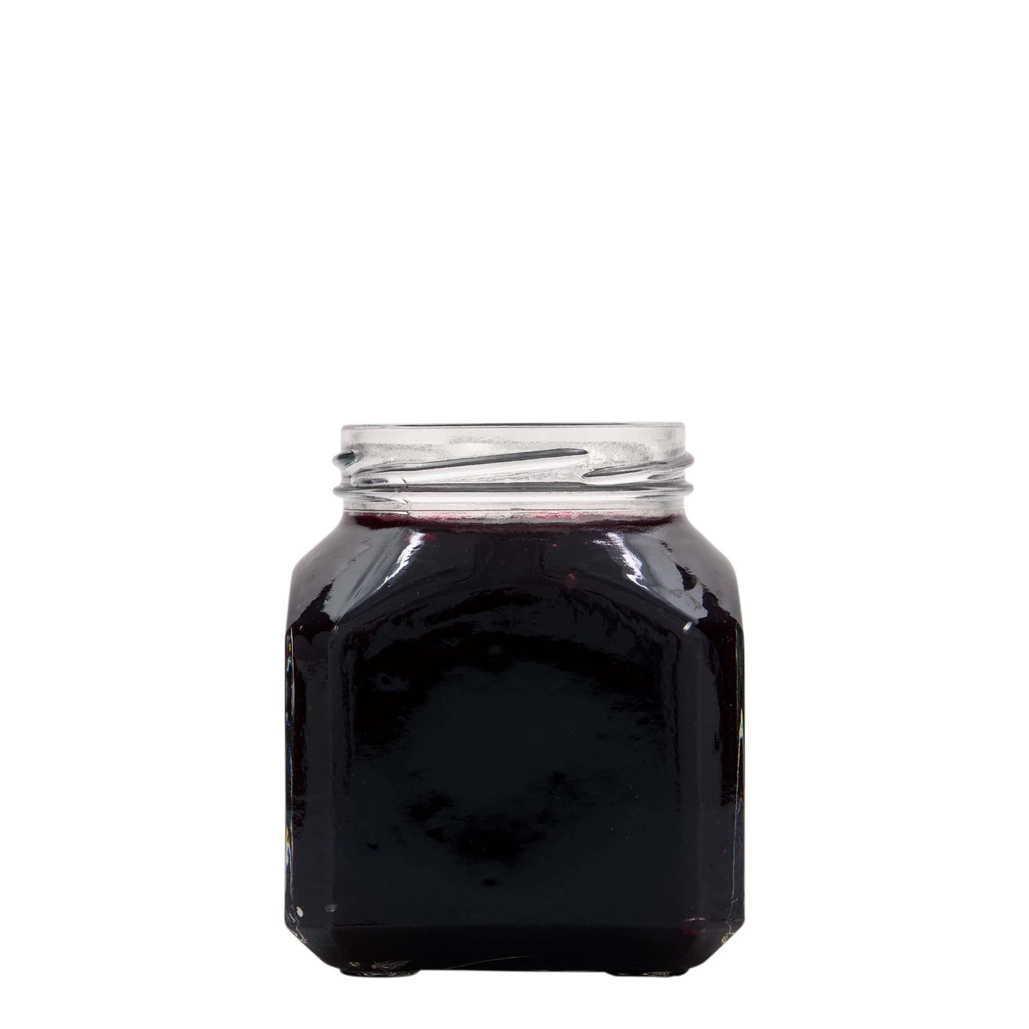 314 ml nelikulmainen lasi 'Mailand', suuaukko: Twist-Off (TO 63)