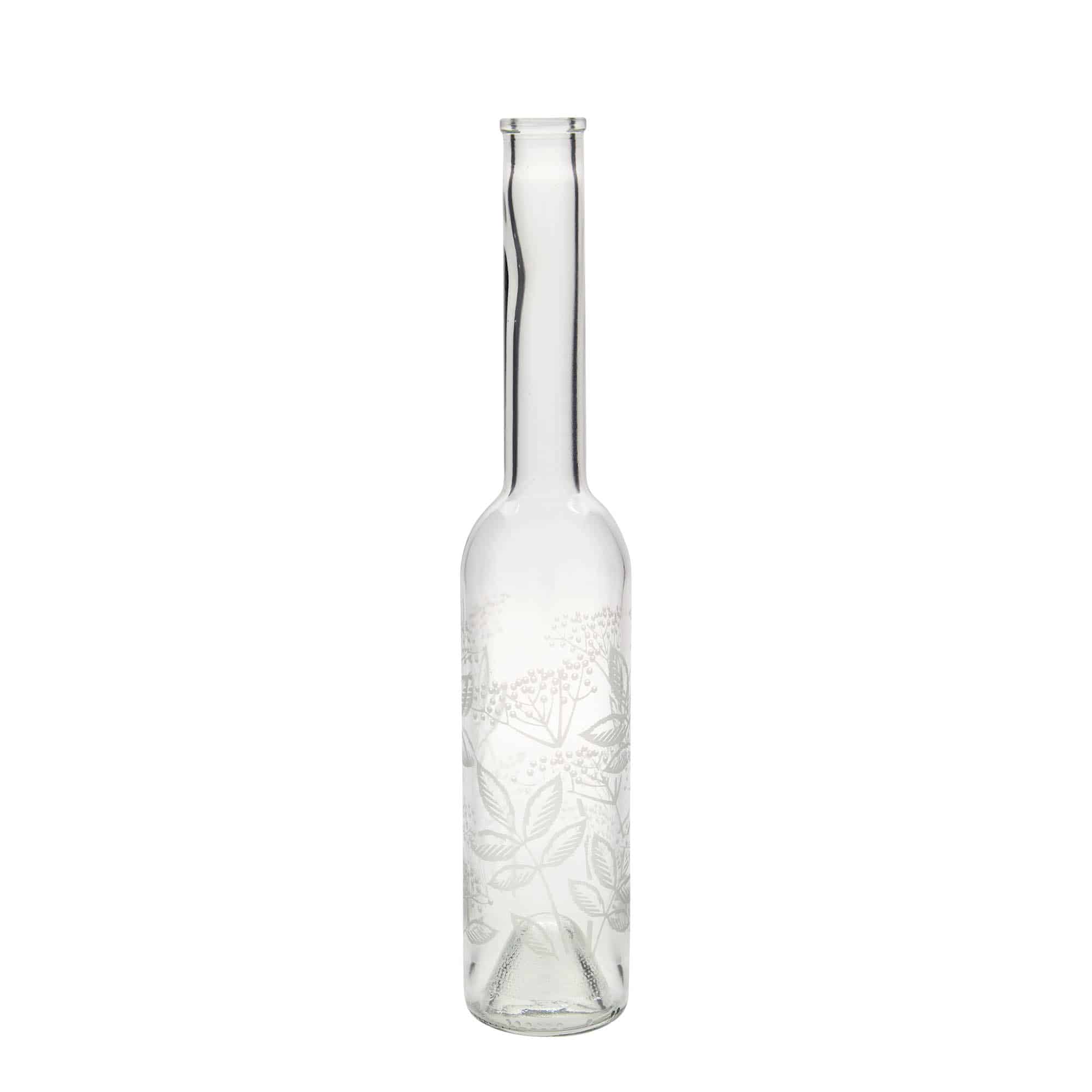 350 ml lasipullo 'Ooppera', kuvio: selja, suu: korkki 350 ml lasipullo 'Ooppera', kuvio: selja, suu: korkki