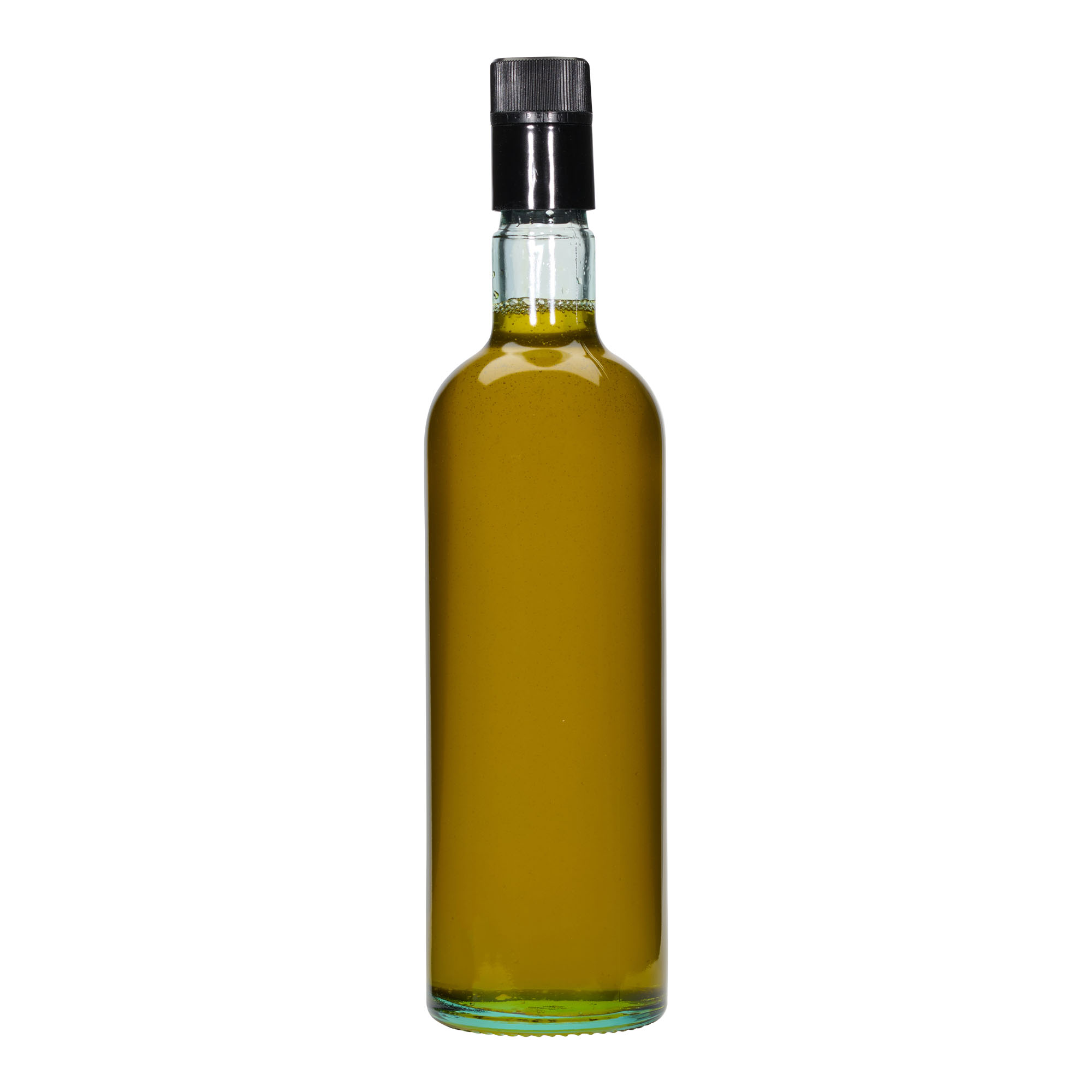 750 ml etikka-/öljypullo 'Willy New', lasia, vaaleanvihreä, suuaukko: DOP