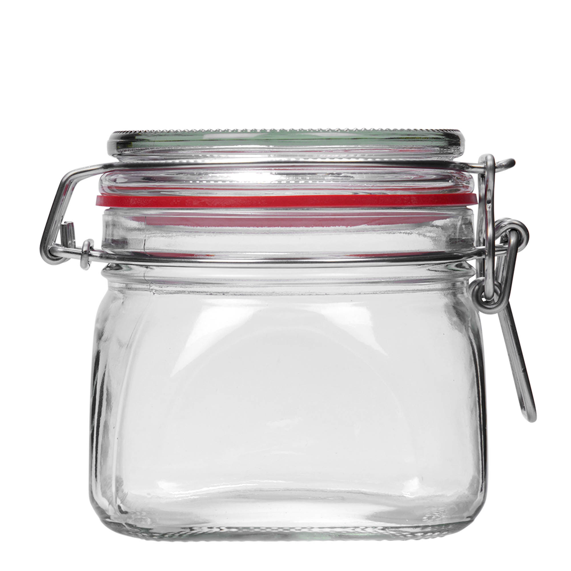 550 ml lankalukollinen lasipurkki, neliömäinen, suuaukko: lankalukko 550 ml lankalukollinen lasipurkki, neliömäinen, suuaukko: lankalukko