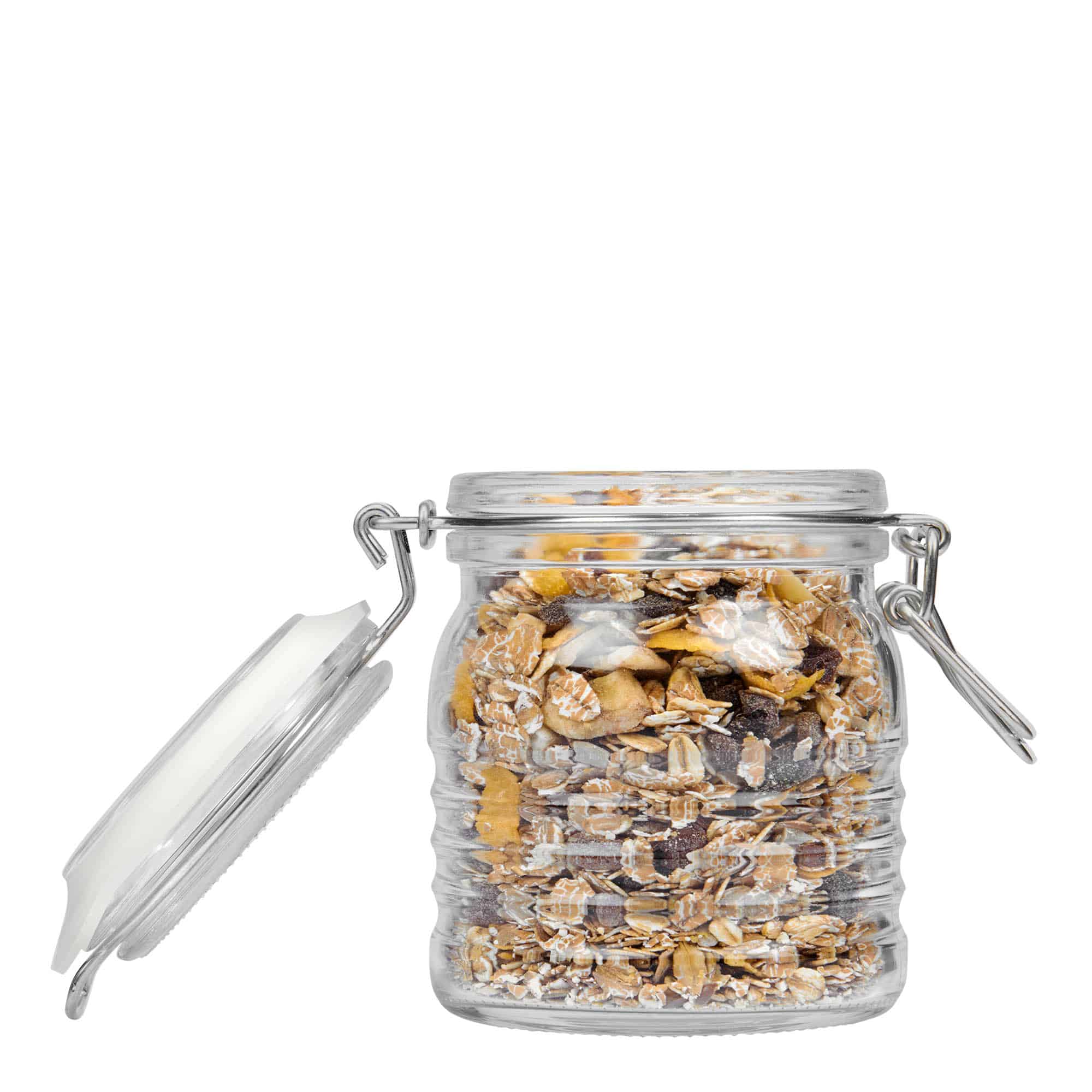 350 ml lankkukiinnitteinen lasipurkki 'Officina 1825', suuaukko: lankkukiinnitteinen suljin 350 ml lankkukiinnitteinen lasipurkki 'Officina 1825', suuaukko: lankkukiinnitteinen suljin