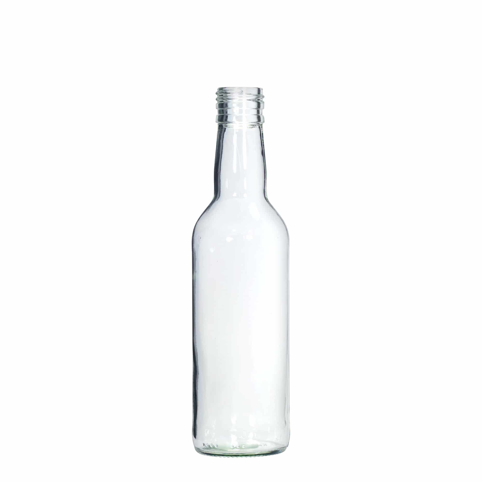350 ml yleispullo, lasi, suu: PP 31,5 350 ml yleispullo, lasi, suu: PP 31,5