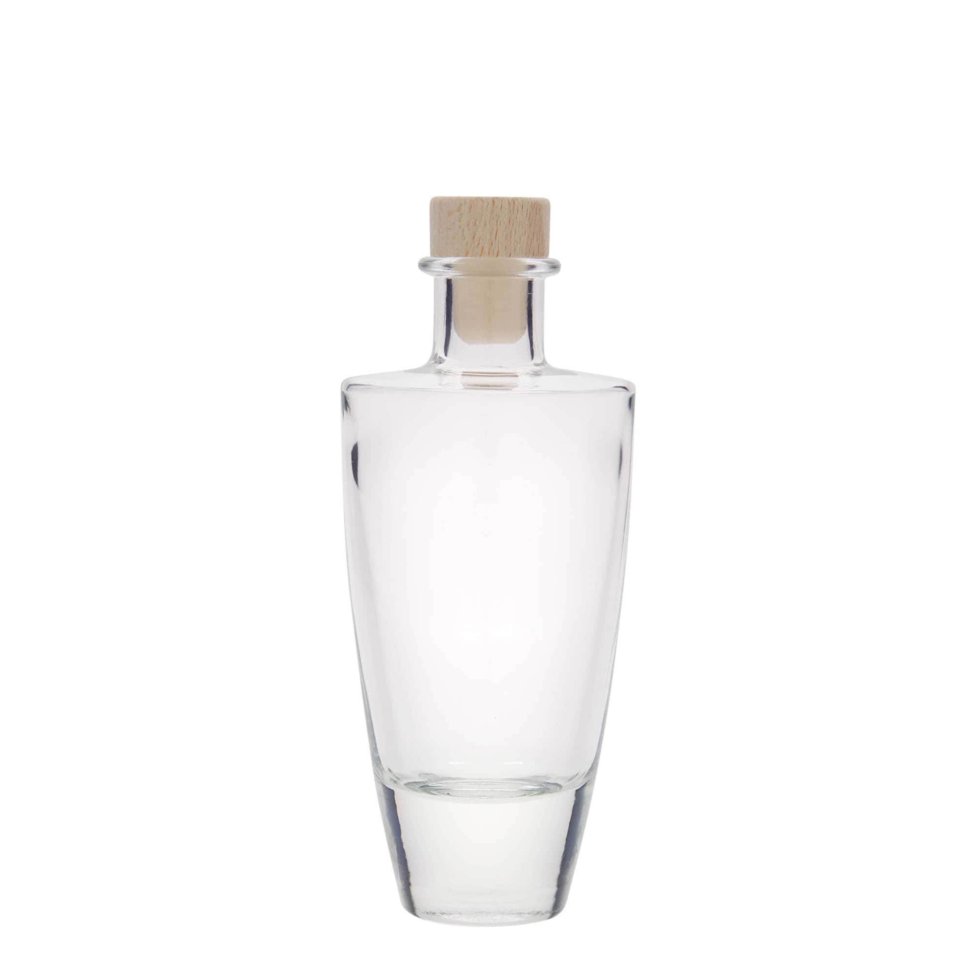 200 ml lasipullo 'Vanessa', ovaali, suuaukko: korkki