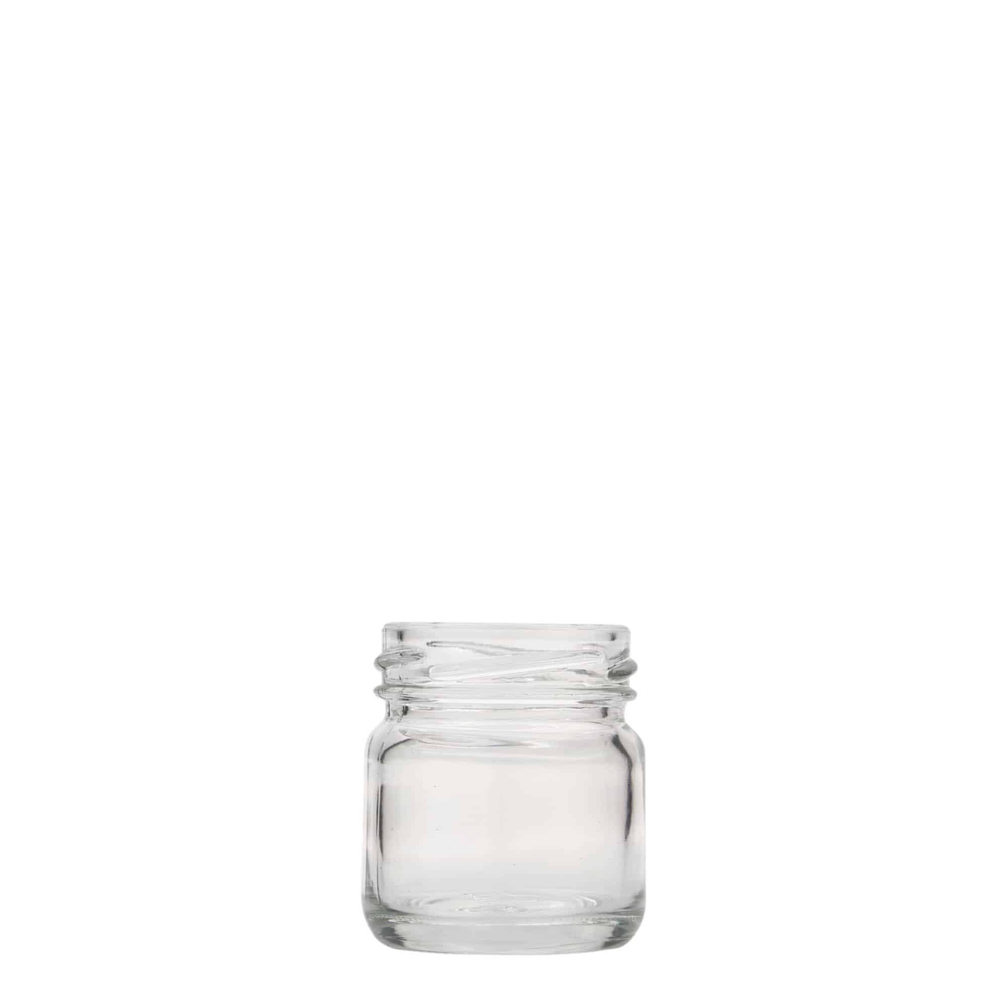 40 ml pyöreä lasi, suuaukko: Twist-Off (TO 43)