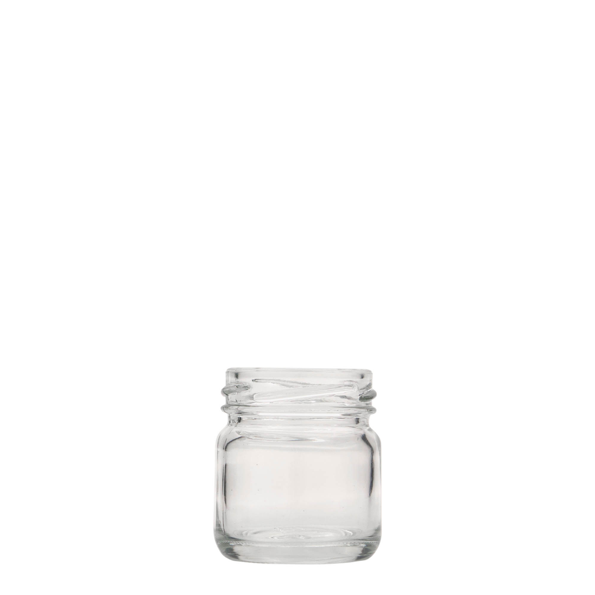 40 ml pyöreä lasi, suuaukko: Twist-off (TO 43)