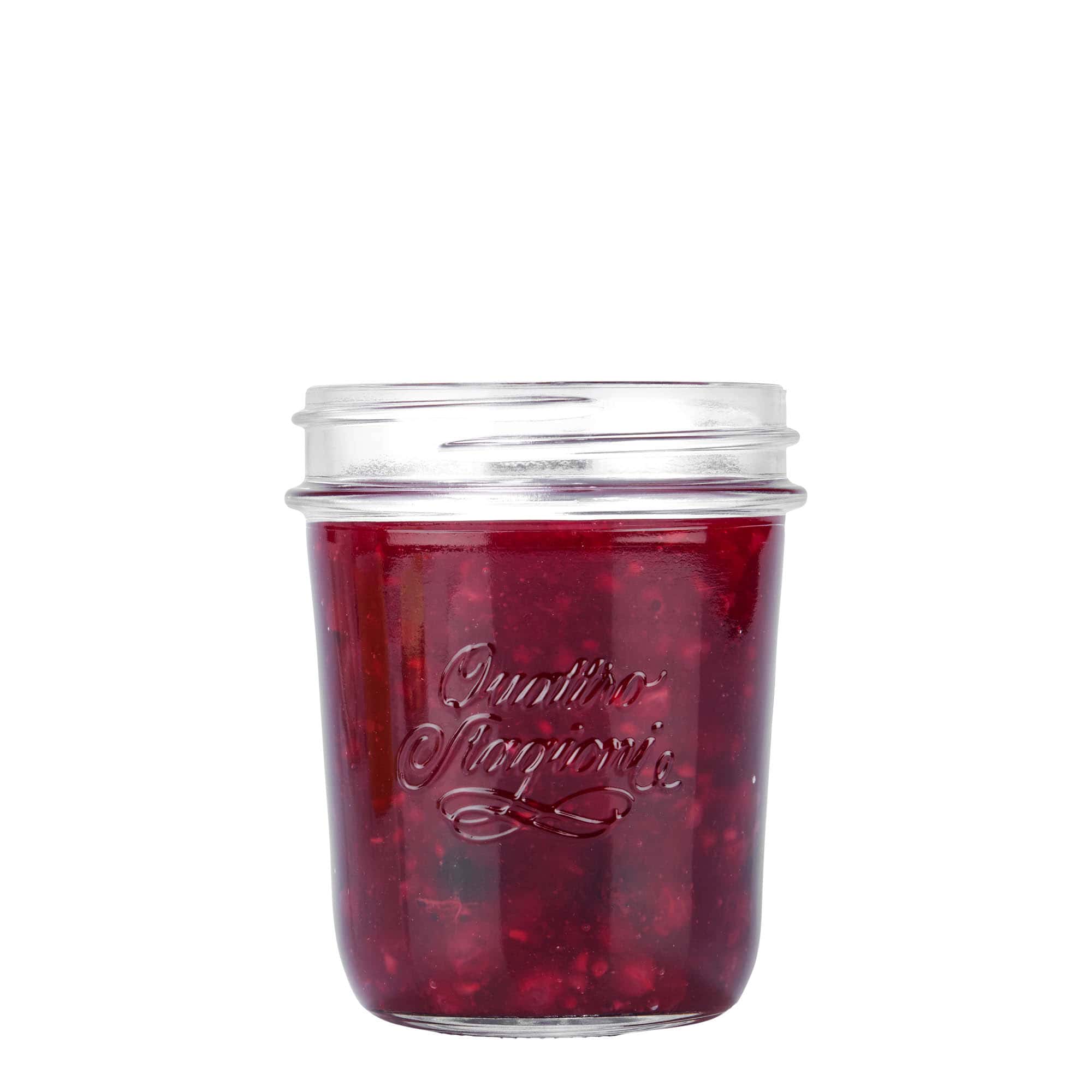 320 ml kaatolasipurkki ”Quattro Stagioni”, suuaukko: kierrekorkki