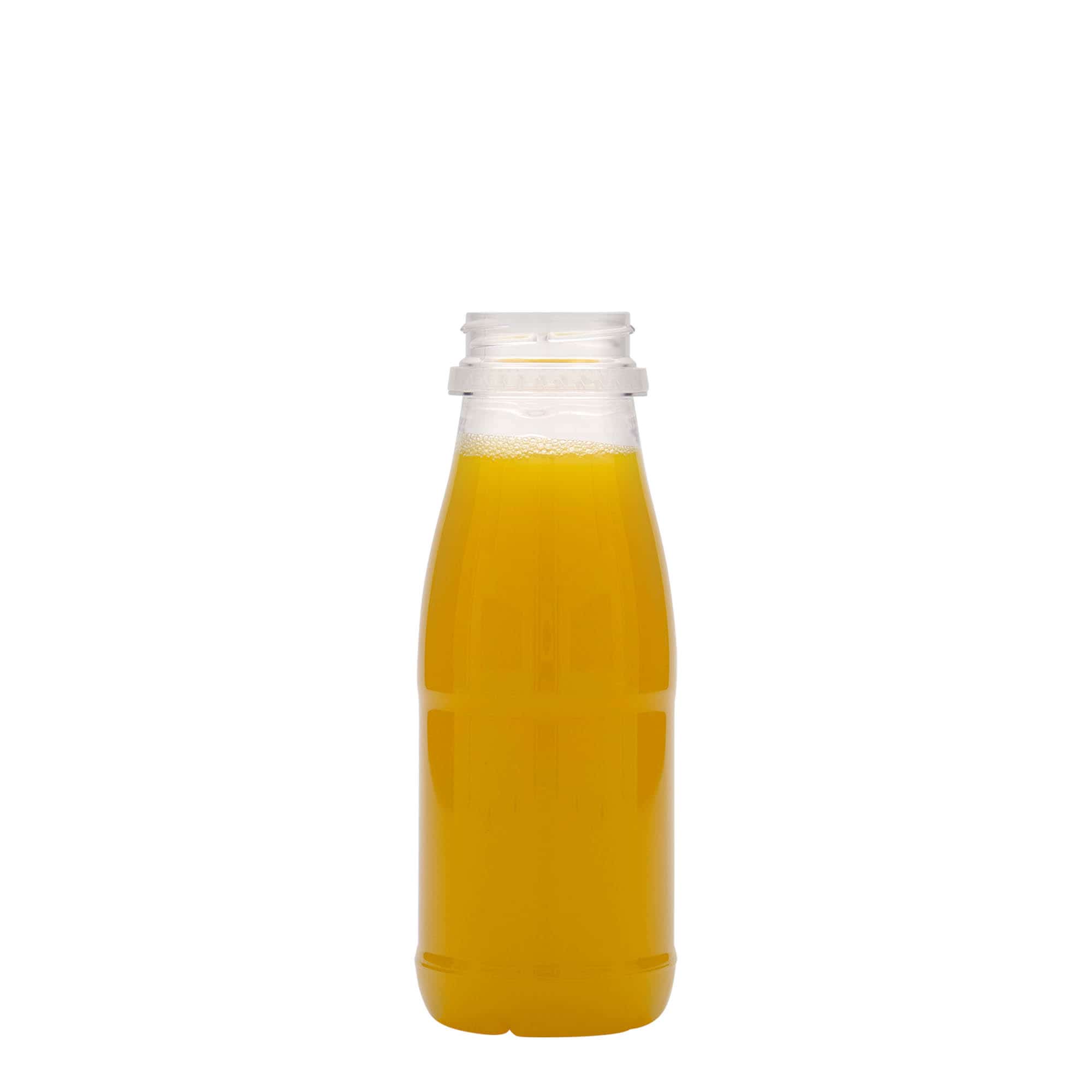 250 ml PET-pullo ”Maito ja mehu”, muovia, suuaukko: 38 mm