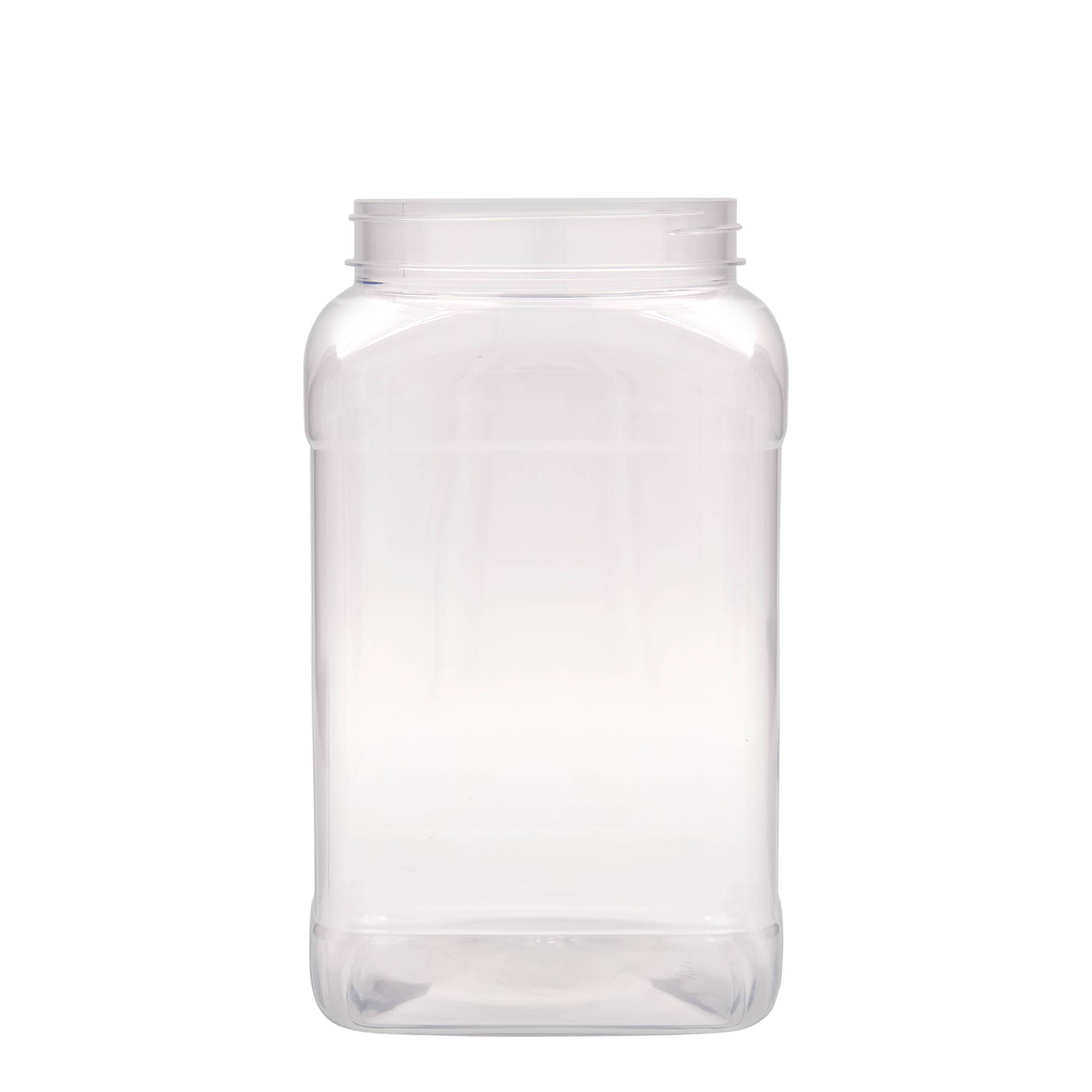 3000 ml PET-rasia 'Dana', neliö, muovi, suu: 110/400 3000 ml PET-rasia 'Dana', neliö, muovi, suu: 110/400