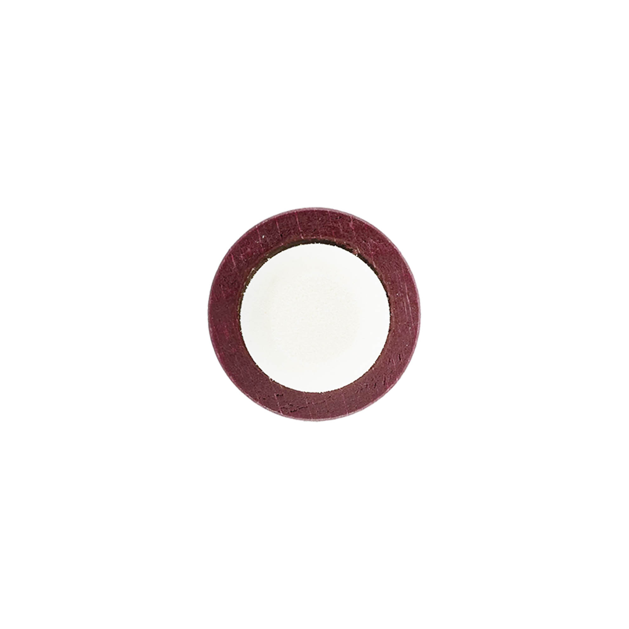 Kahvakorkki 19 mm, puu/muovi, bordonpunainen, suuaukolle: korkki Kahvakorkki 19 mm, puu/muovi, bordonpunainen, suuaukolle: korkki