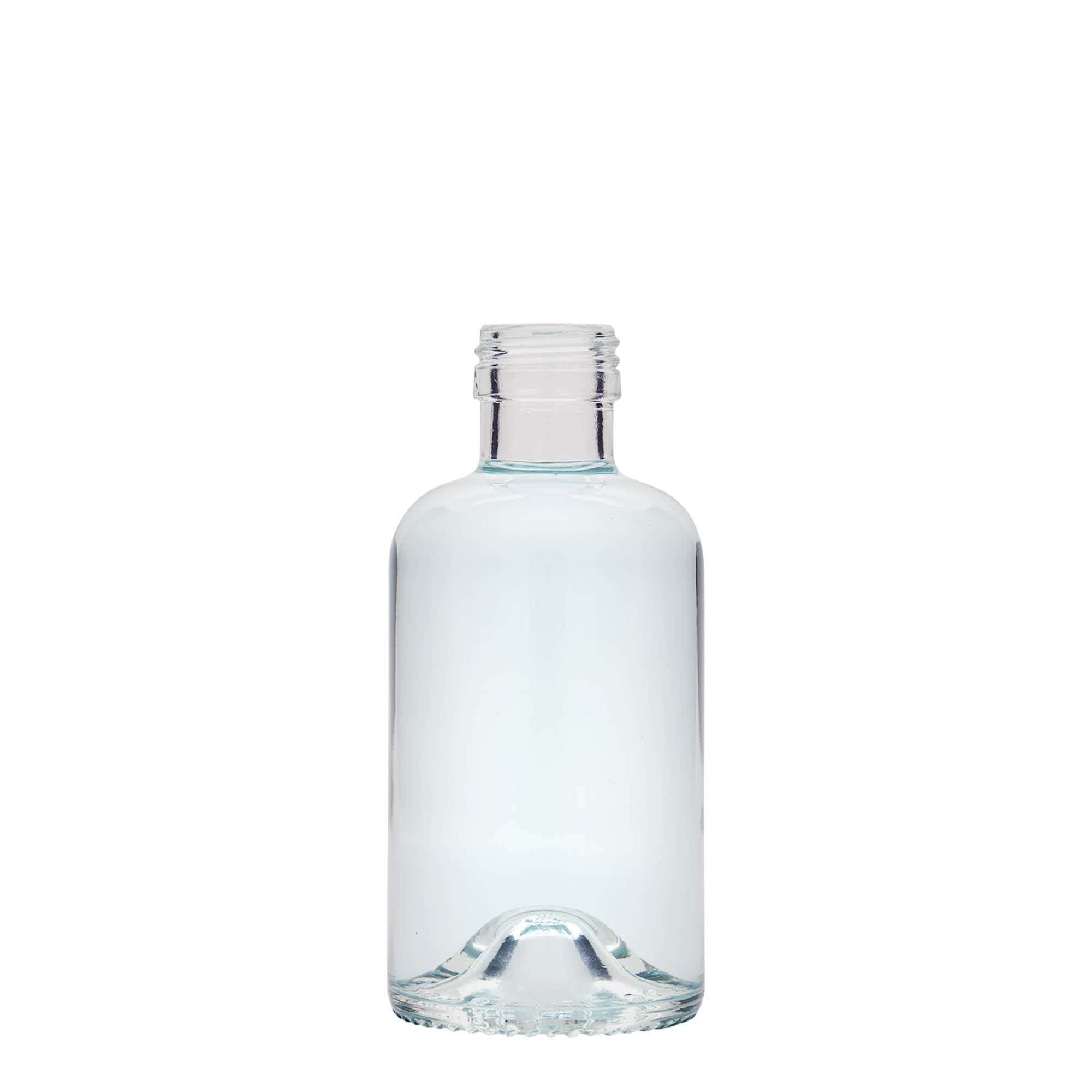 250 ml lasipullo apteekkarille, suuaukko: PP 31,5