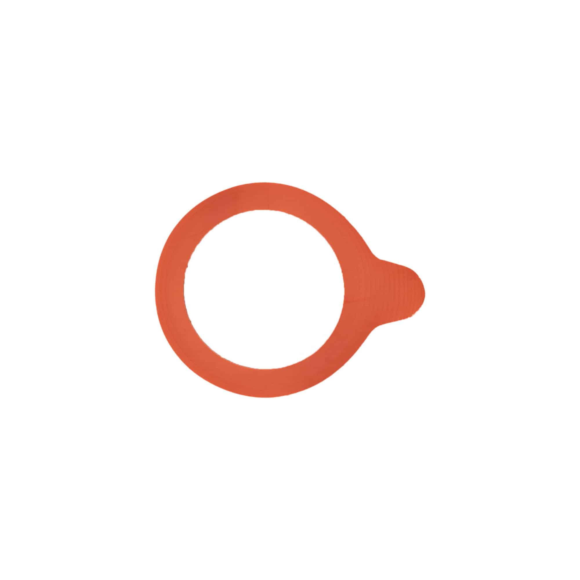 WECK-kiehautuskehys RR40, punainen, suuaukko: pyöreä reuna