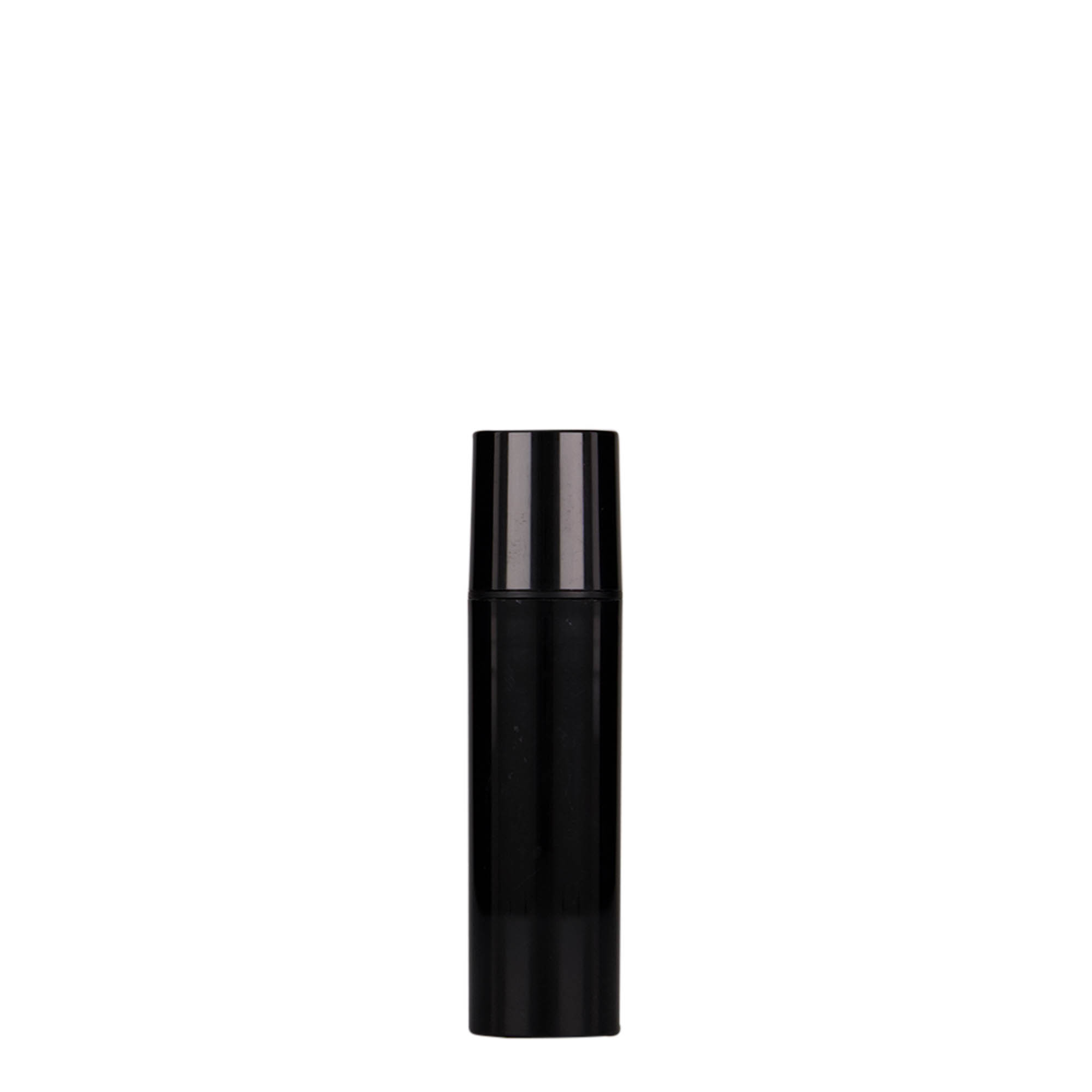 10 ml Airless-annostelija 'Nano', PP-muovi, musta