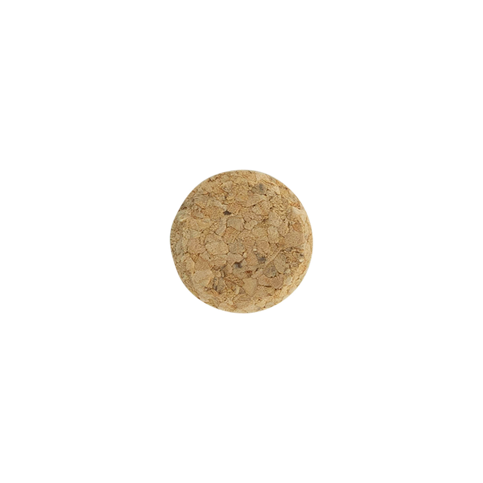 Viinipullon korkki 22,5 mm, puristuskorkki, beige, suulle: korkki