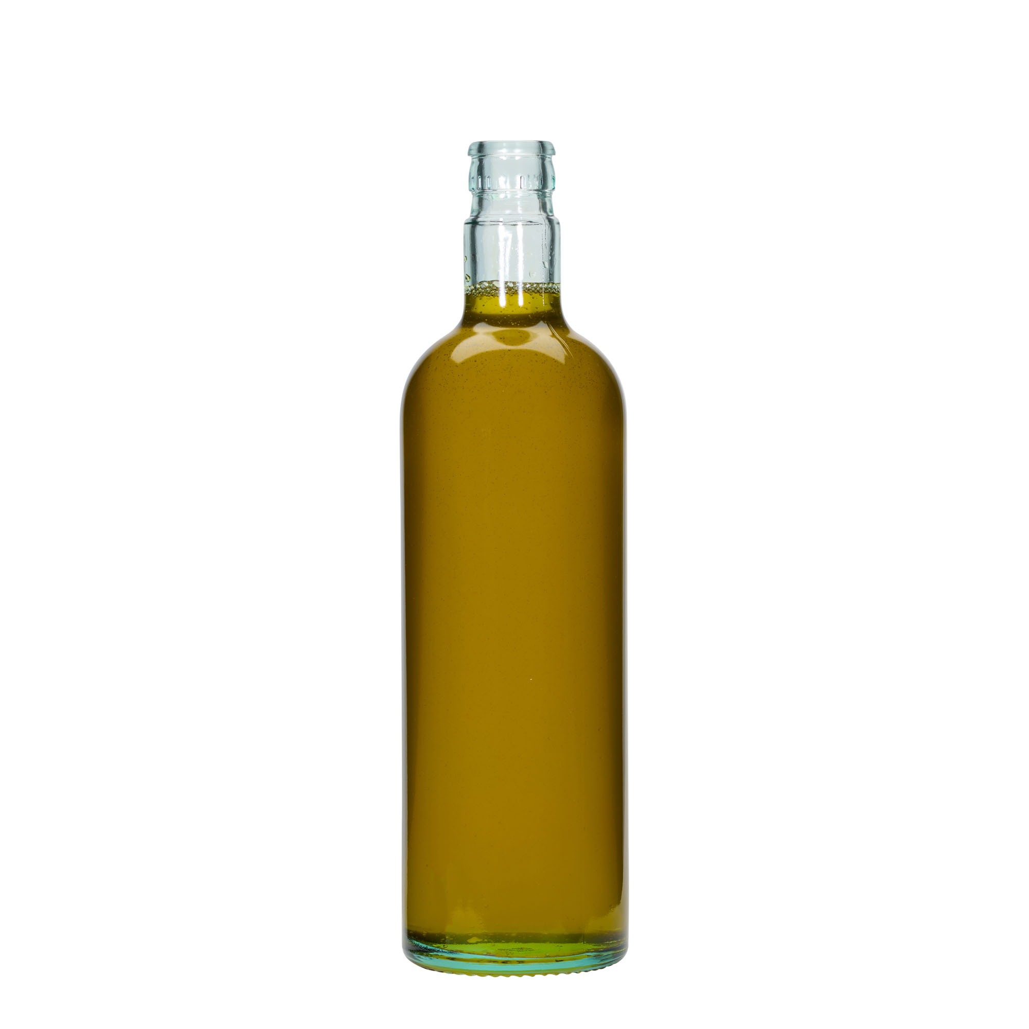 750 ml etikka-/öljypullo 'Willy New', lasia, vaaleanvihreä, suuaukko: DOP
