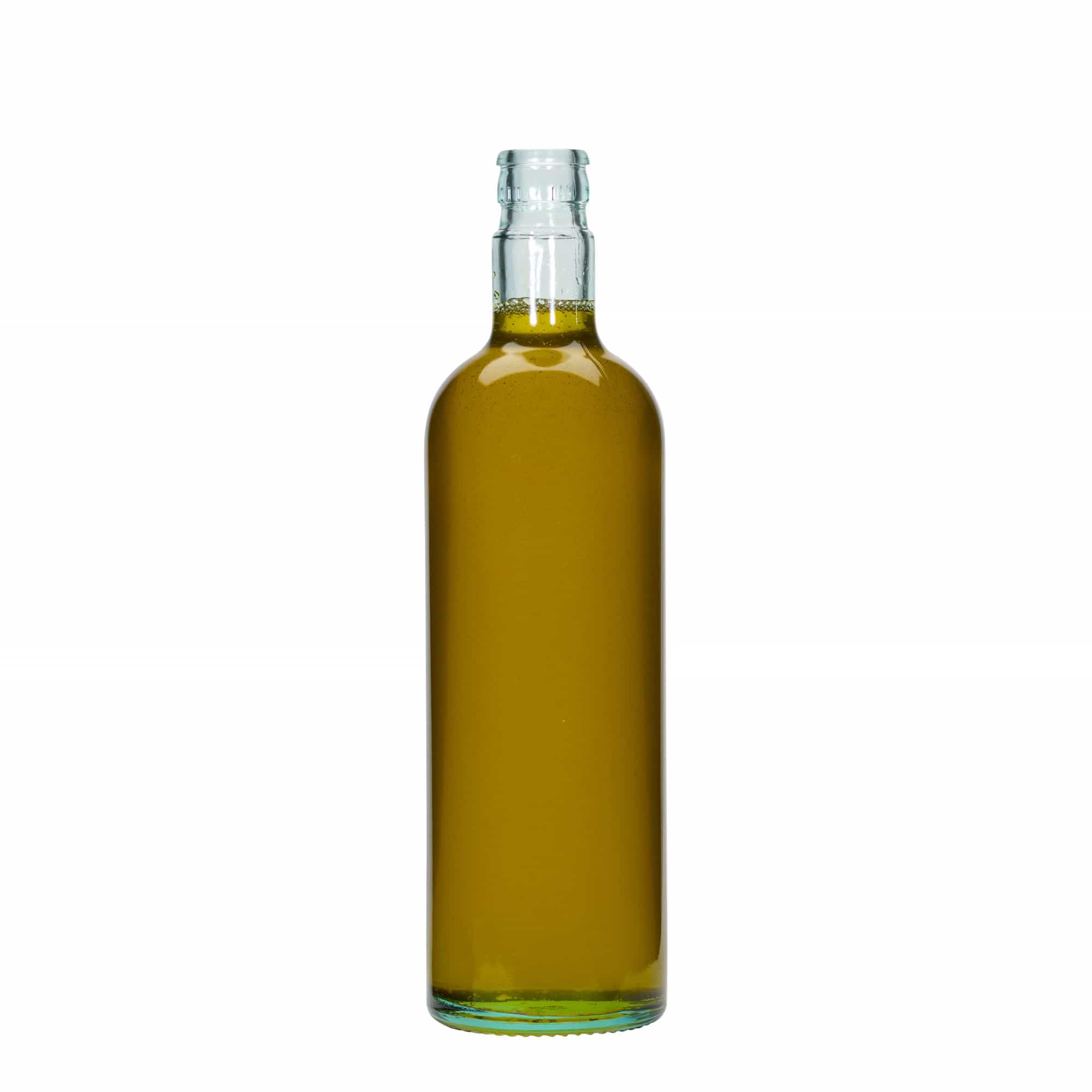 750 ml etikka-/öljypullo 'Willy New', lasia, vaaleanvihreä, suuaukko: DOP