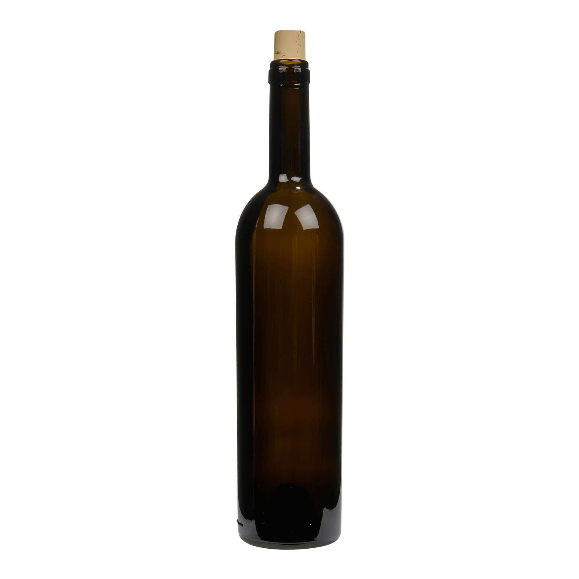 750 ml viinipullo 'Liberty', antiikkivihreä, suuaukko: korkki