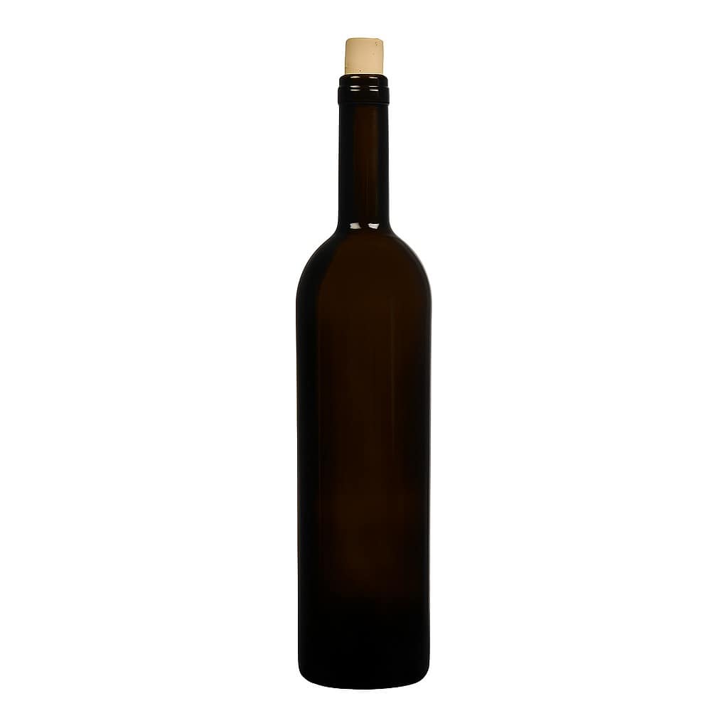 750 ml viinipullo 'Liberty', antiikkivihreä, suuaukko: korkki