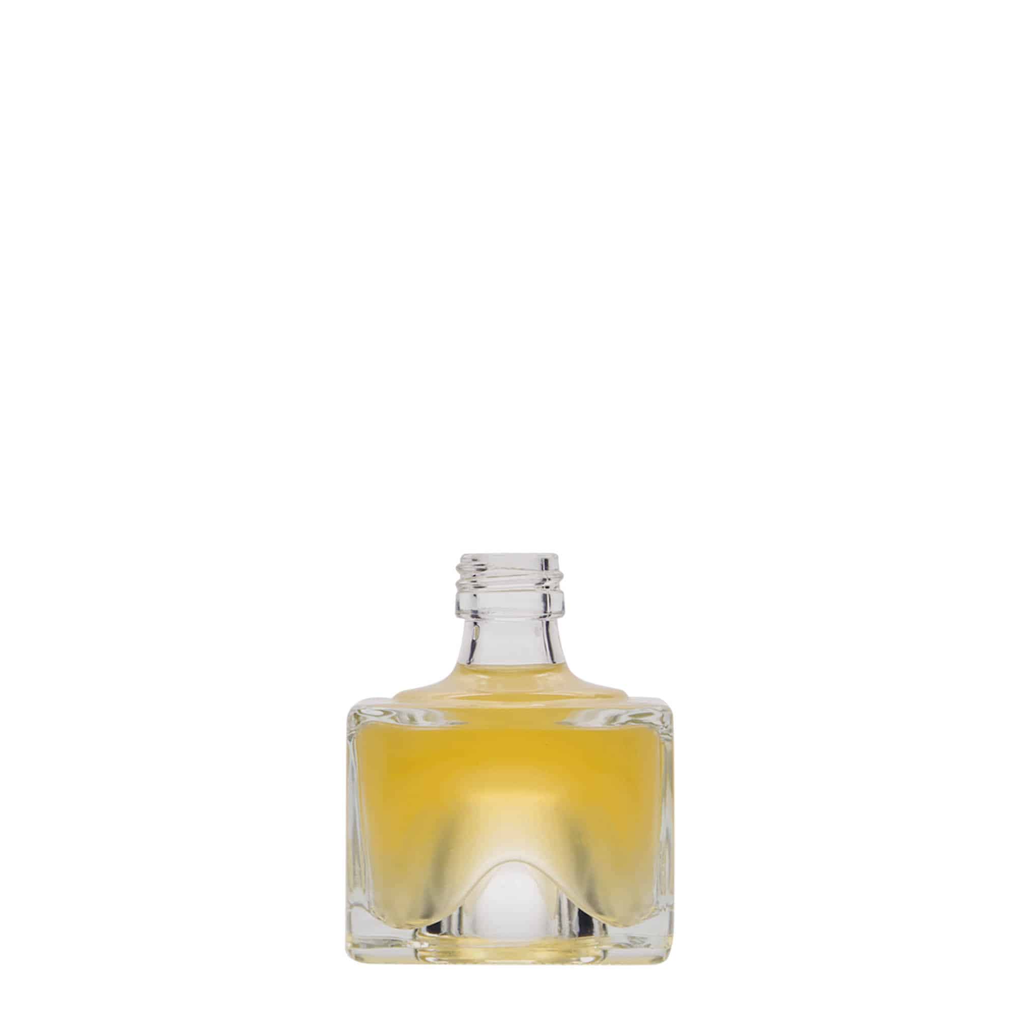 40 ml lasipullo 'Cocolores', neliö, suu: PP 18