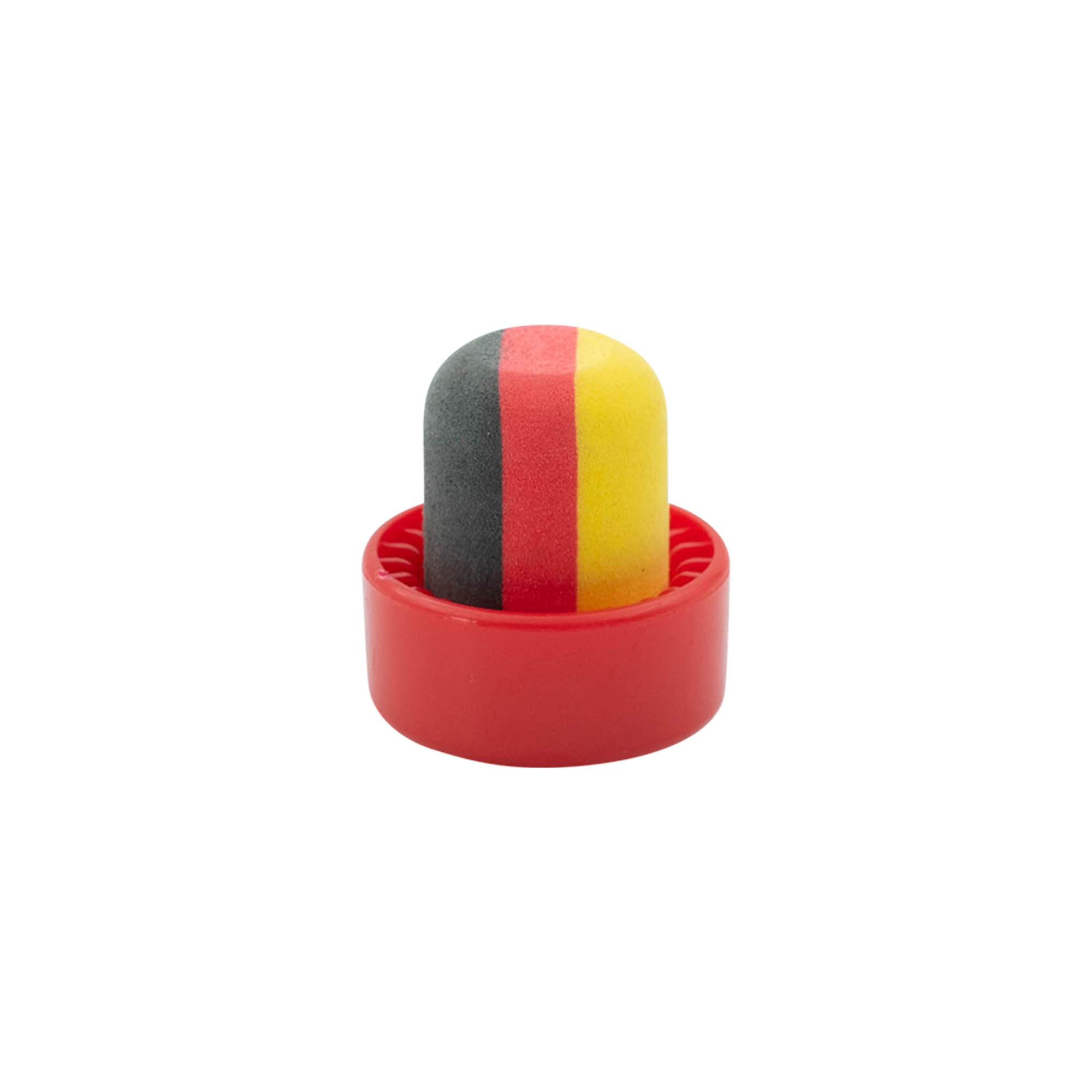 Kahvakorkki 19 mm ”Deutschland”, muovia, monivärinen, suuaukolle: korkki