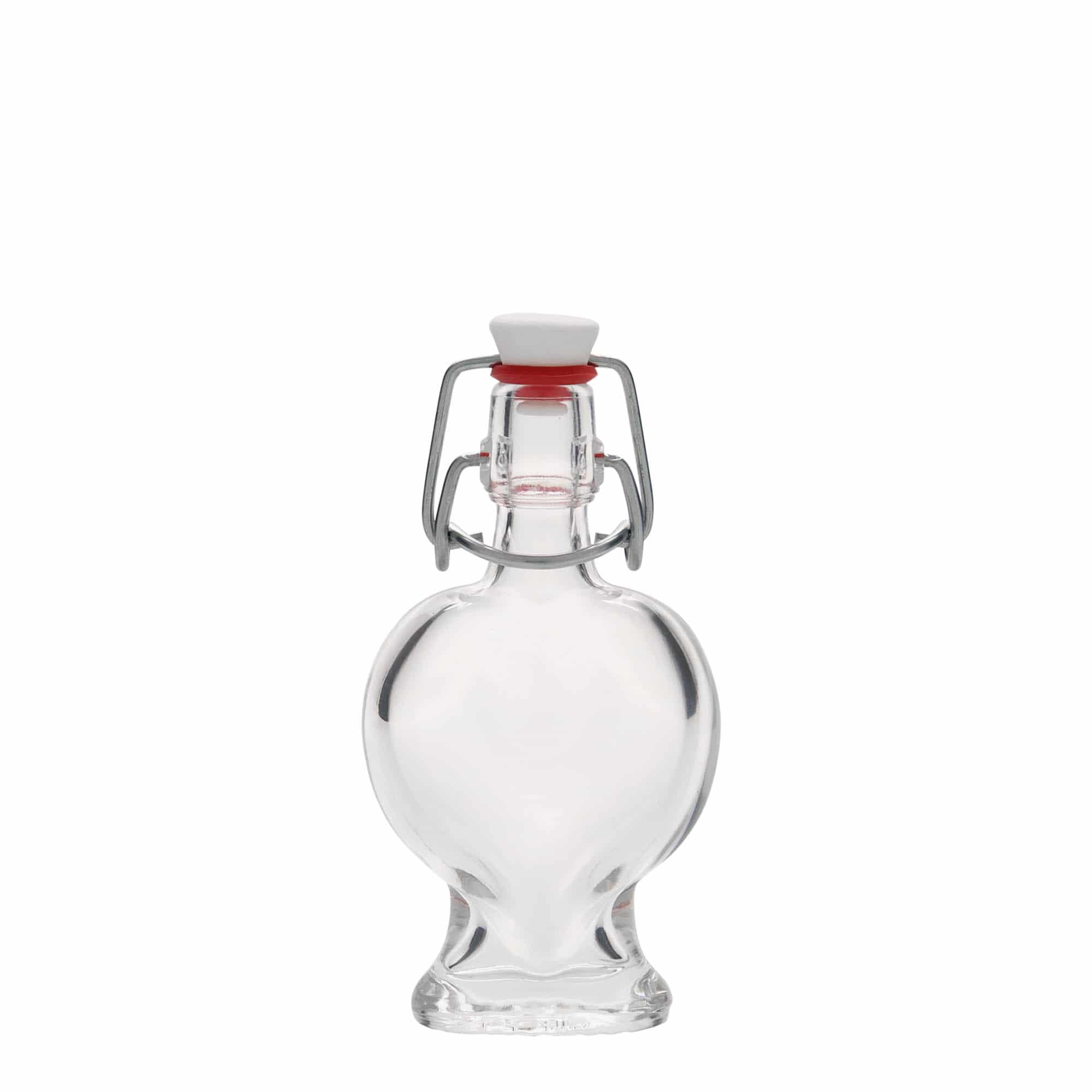 40 ml lasipullo 'Sydän', suuaukko: peltisuljin