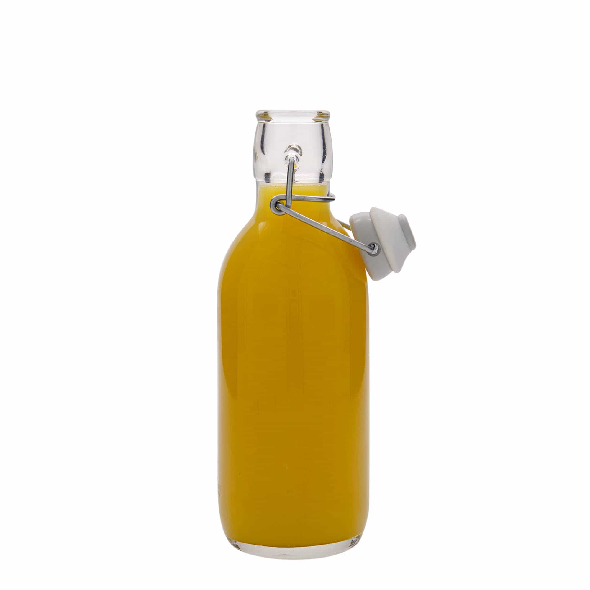 500 ml lasipullo 'Emilia', suu: patenttikorkki